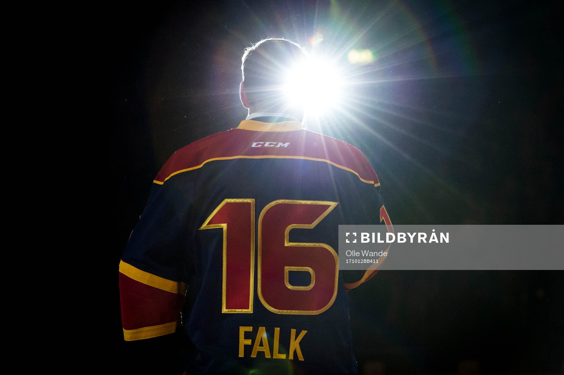 Djurgårdens Nichlas Falk talar