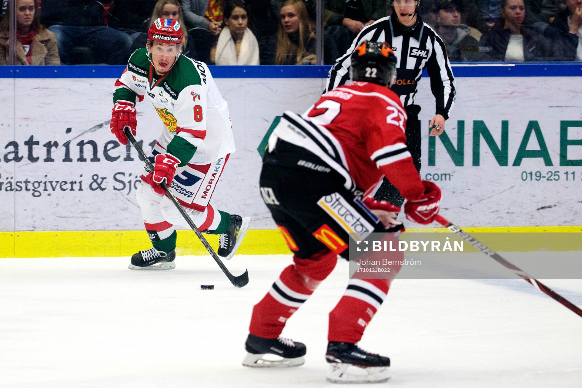 Moras Robin Johansson och Örebros Jonathan Andersson