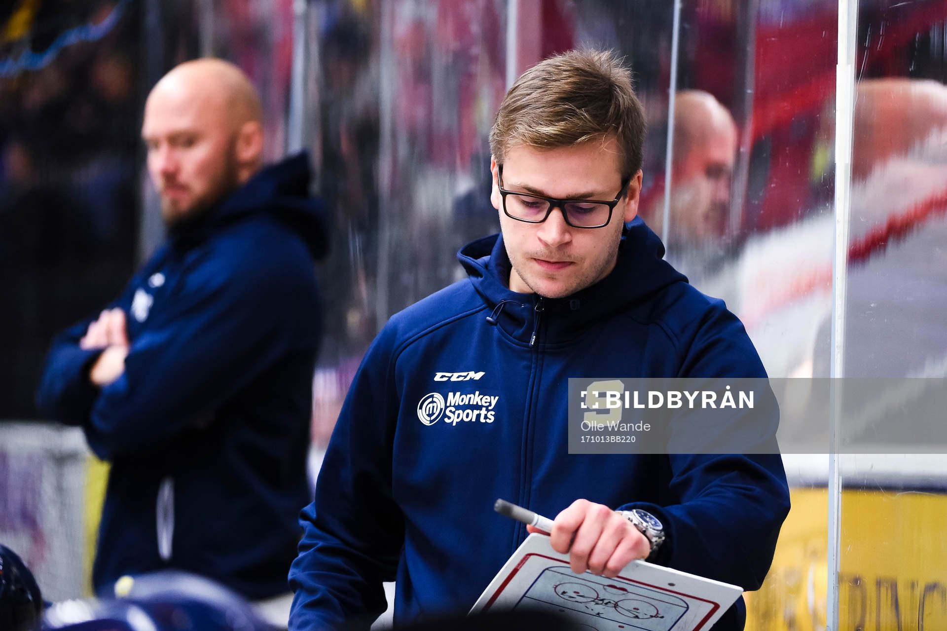 Södertäljes assisterande tränare Nicklas Grossmann och