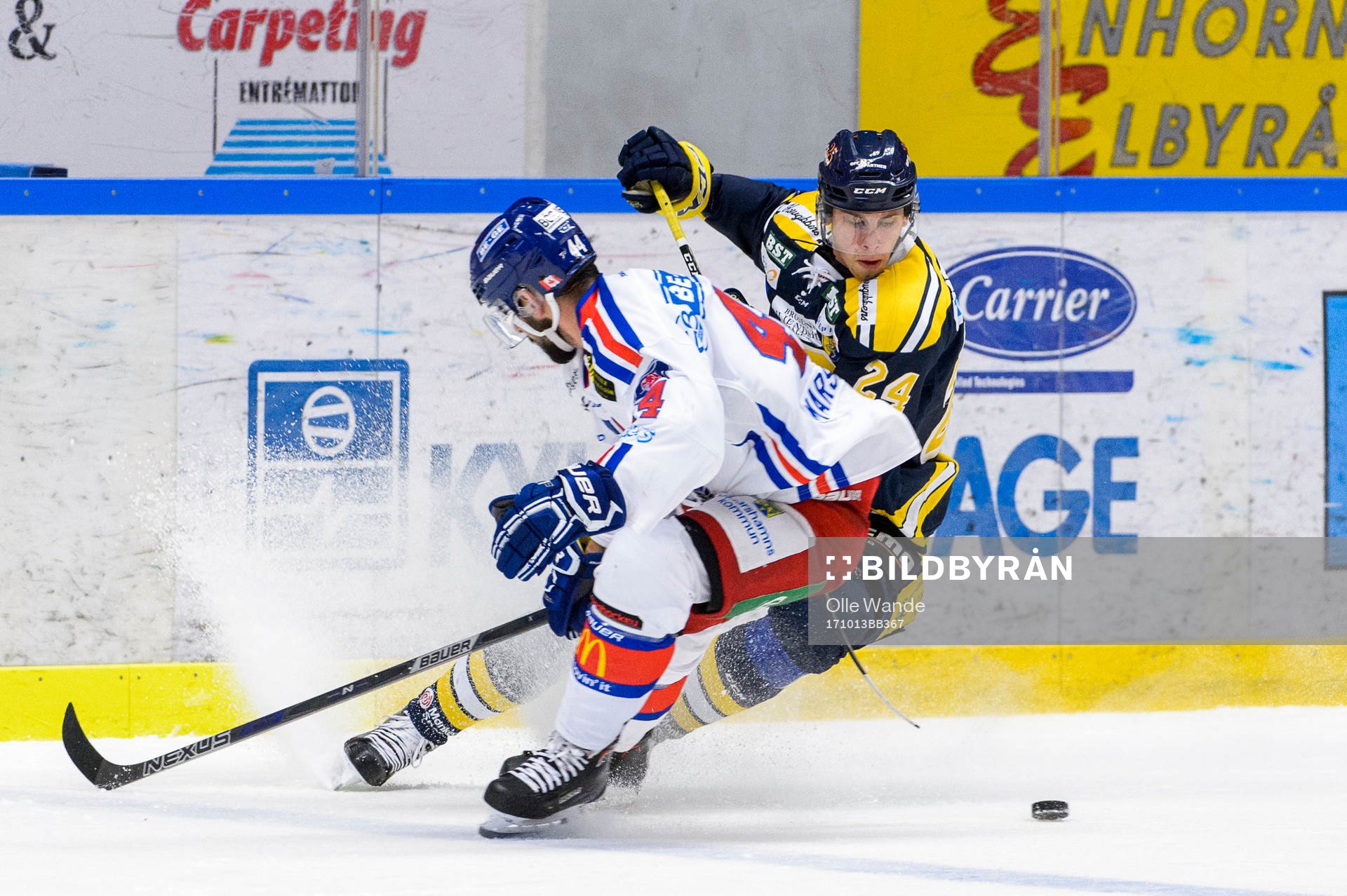 Oskarshamns Kevin Marshall blir lurad av Södertäljes