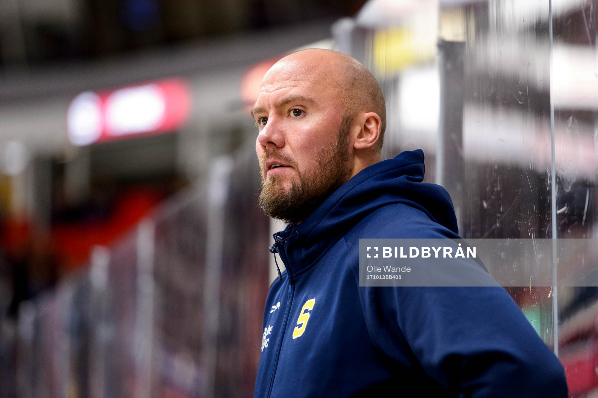 Södertäljes Nicklas Grossmann i båset