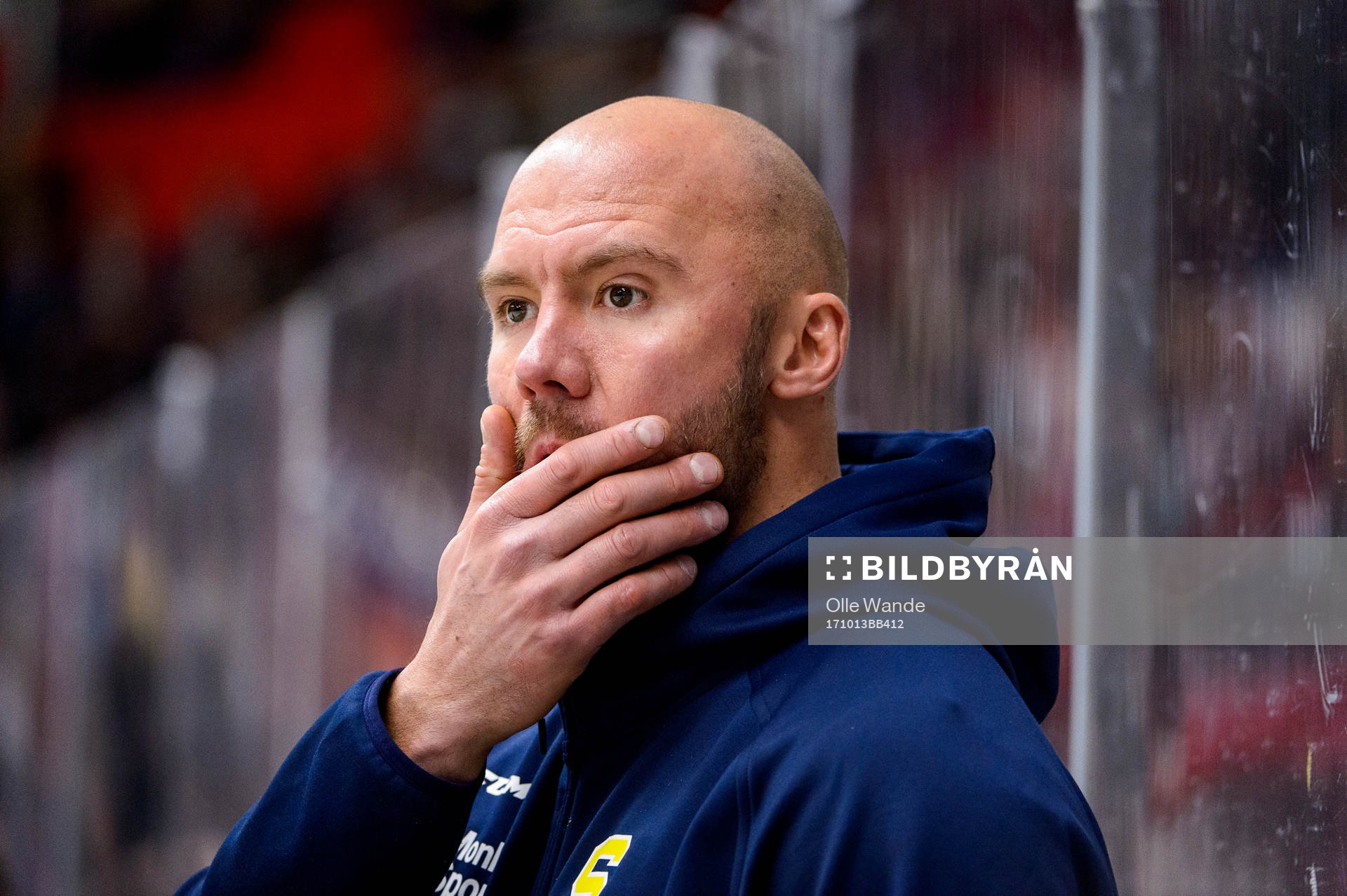 Södertäljes Nicklas Grossmann i båset