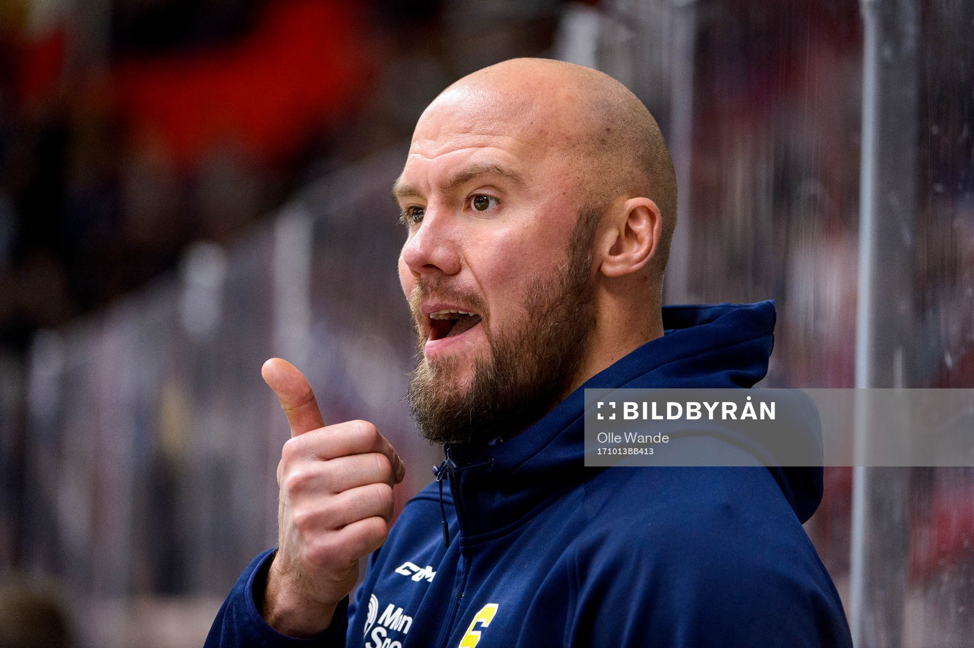 Södertäljes Nicklas Grossmann i båset