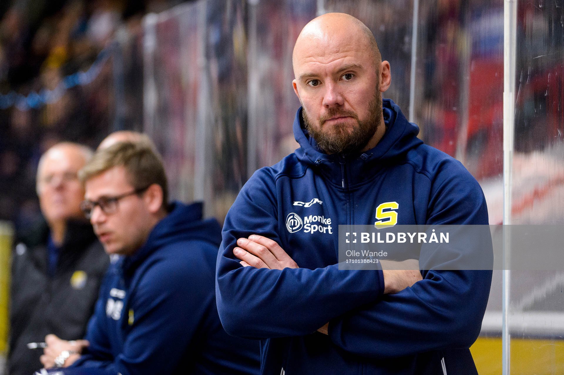 Södertäljes Nicklas Grossmann i båset