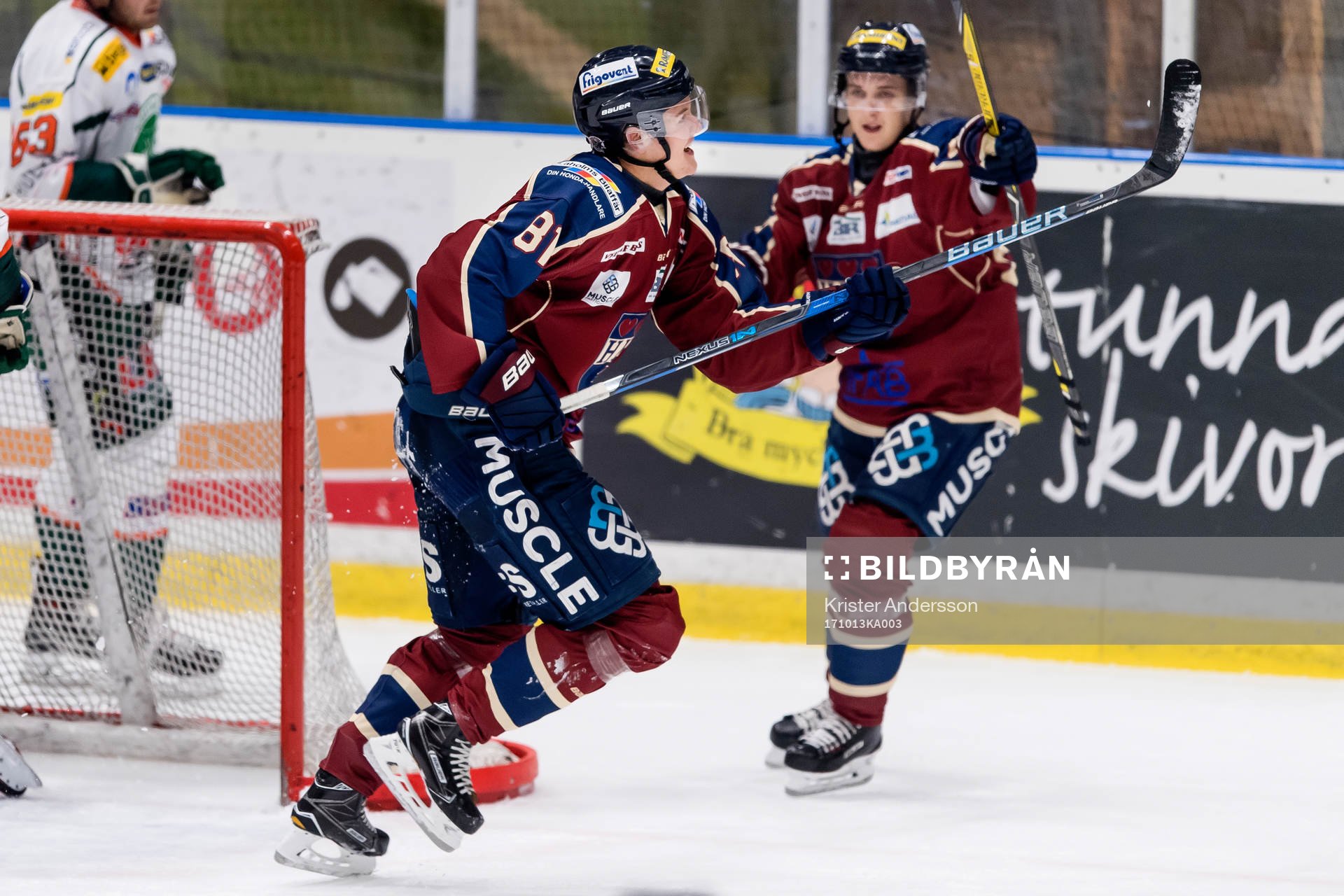 Halmstads Erik Borg jublar