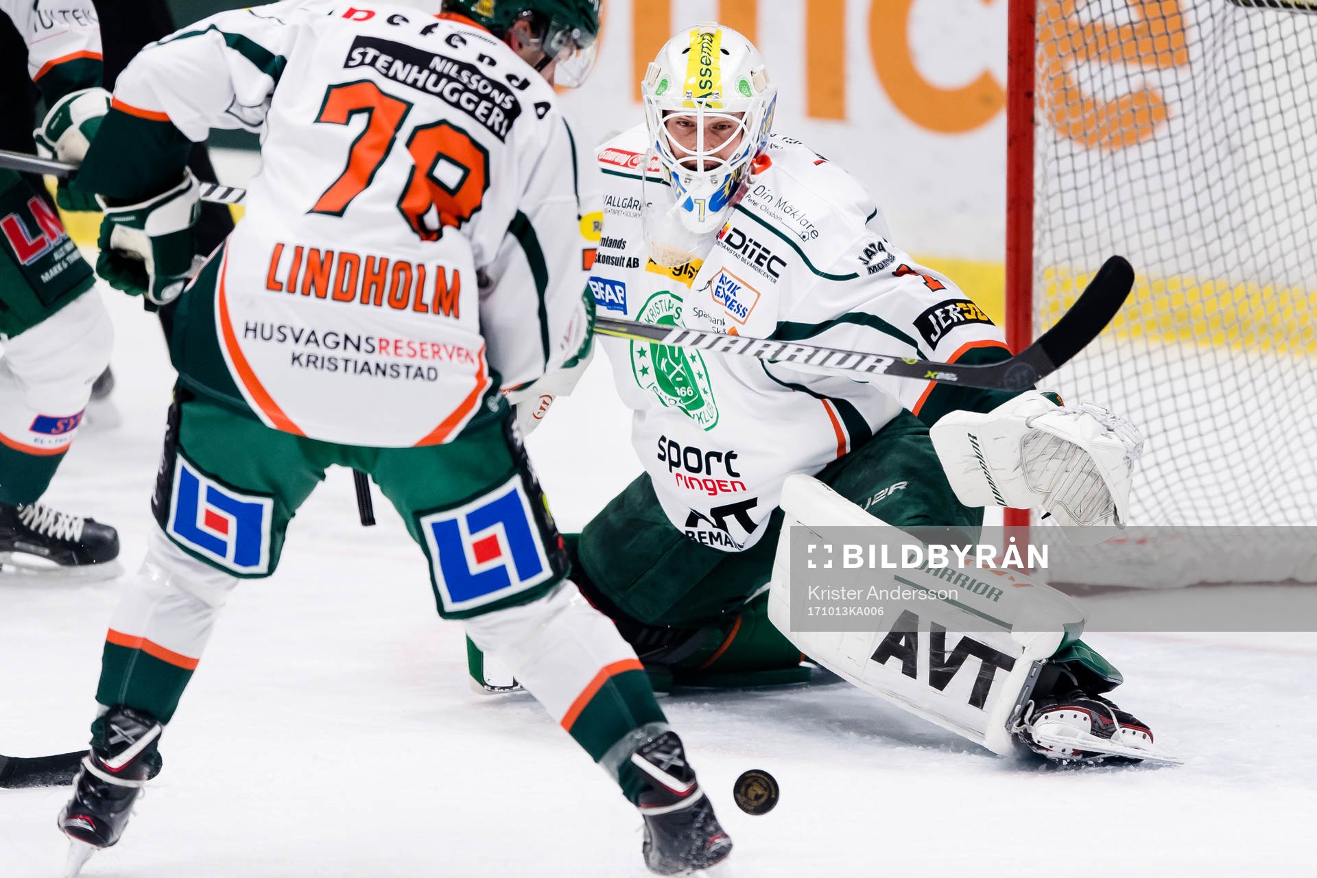 Kristianstads  målvakt Joel Gistedt
