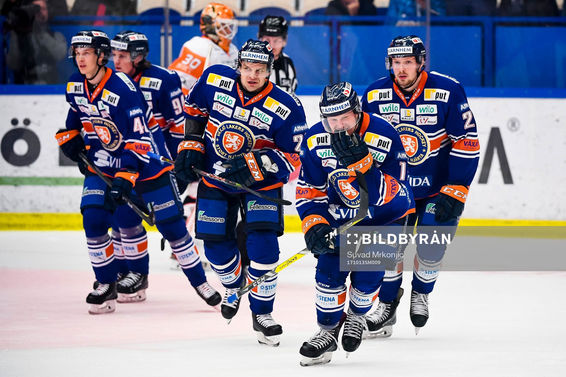 Växjös Tuomas Kiiskinen jublar