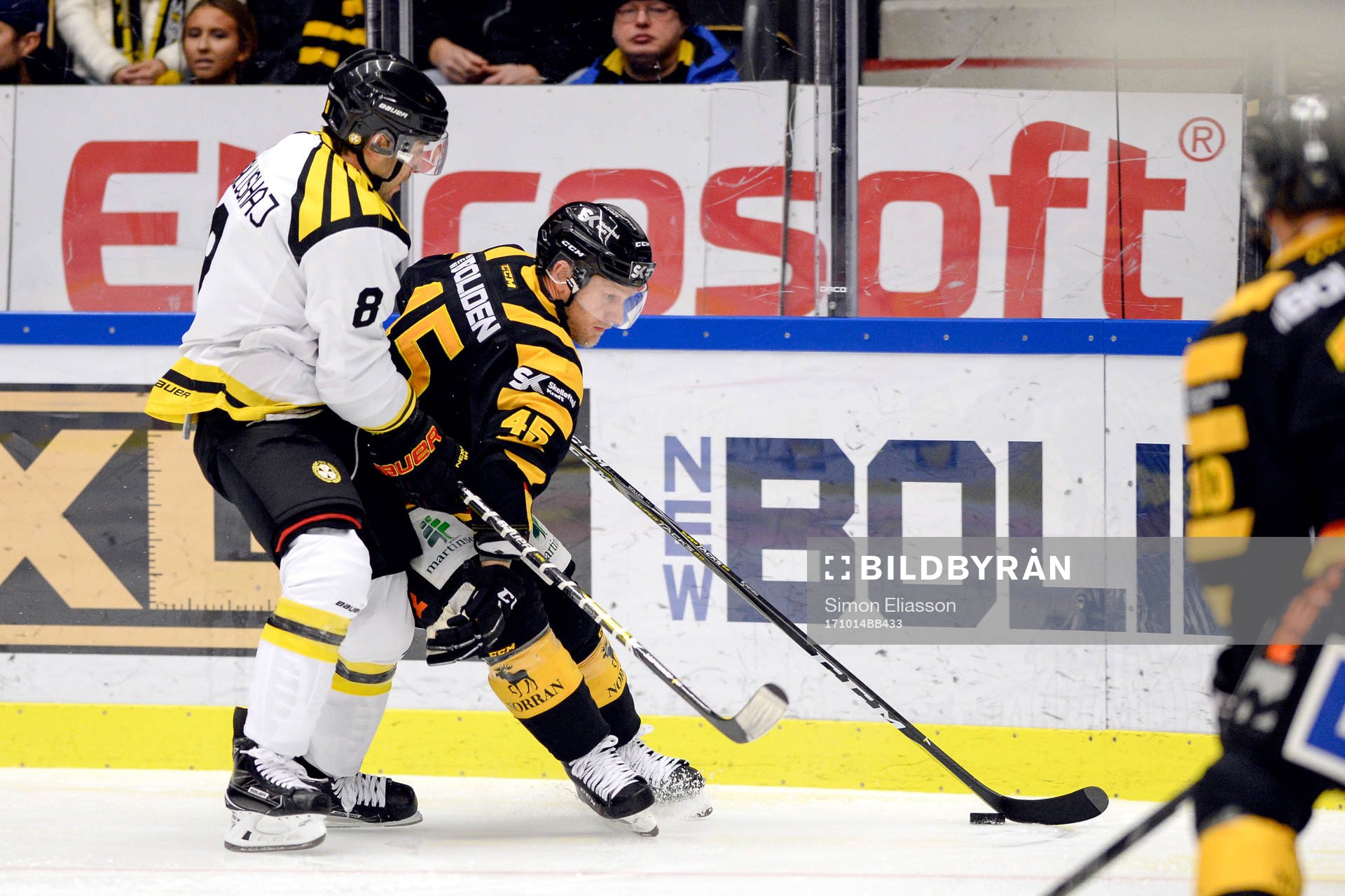 Skellefteås Oscar Möller och Brynäs Aaron Palushaj