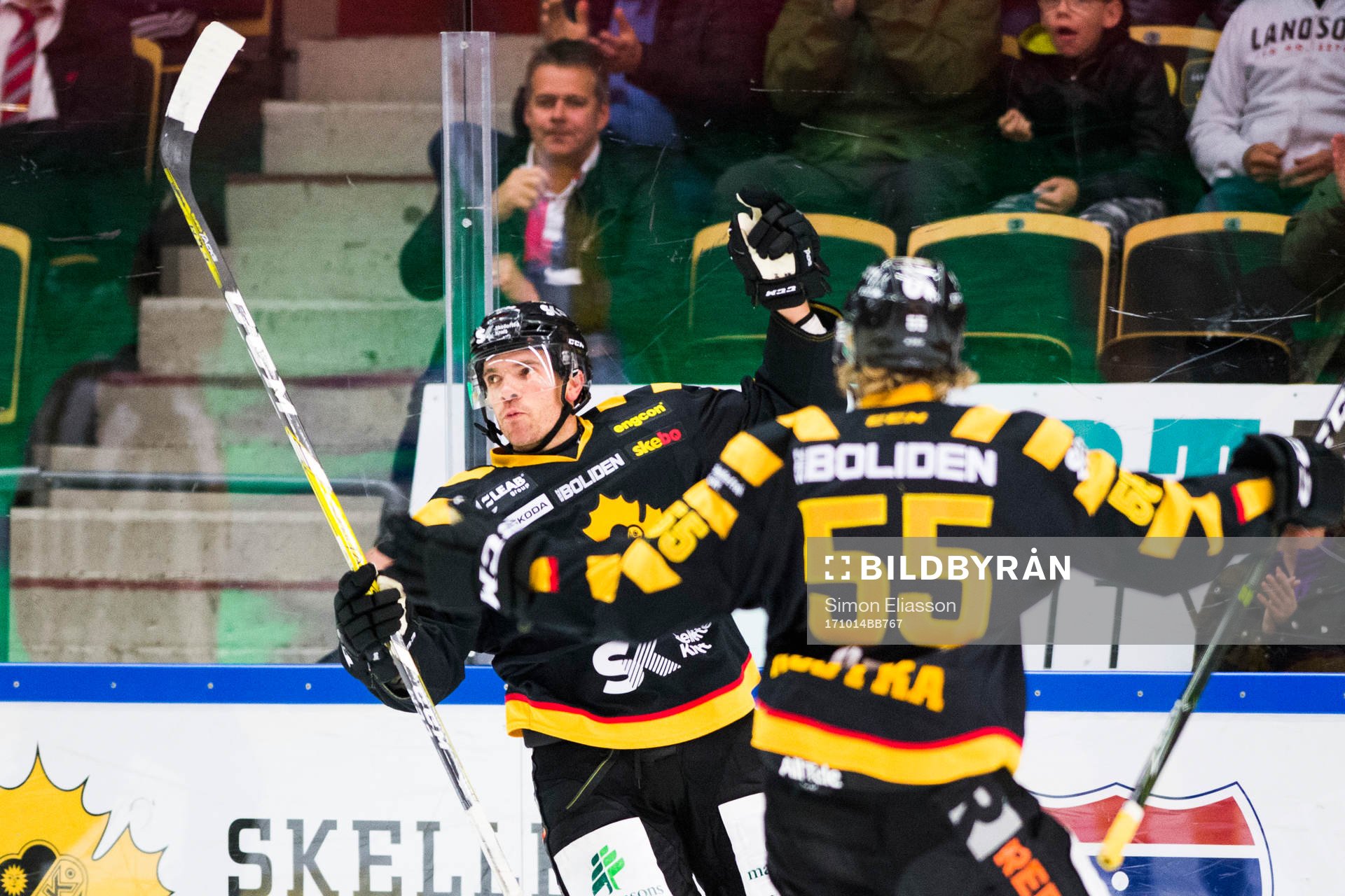 Skellefteås Matt Anderson jublar