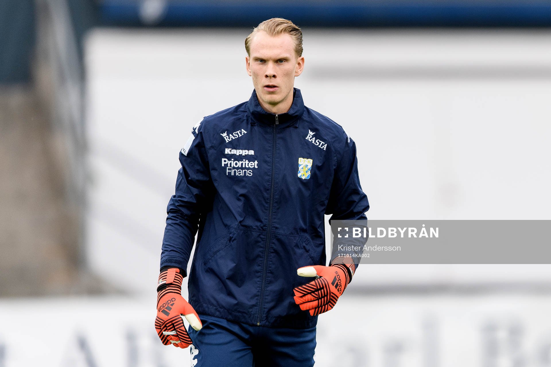 IFK Göteborgs målvakt Pontus Dahlberg före