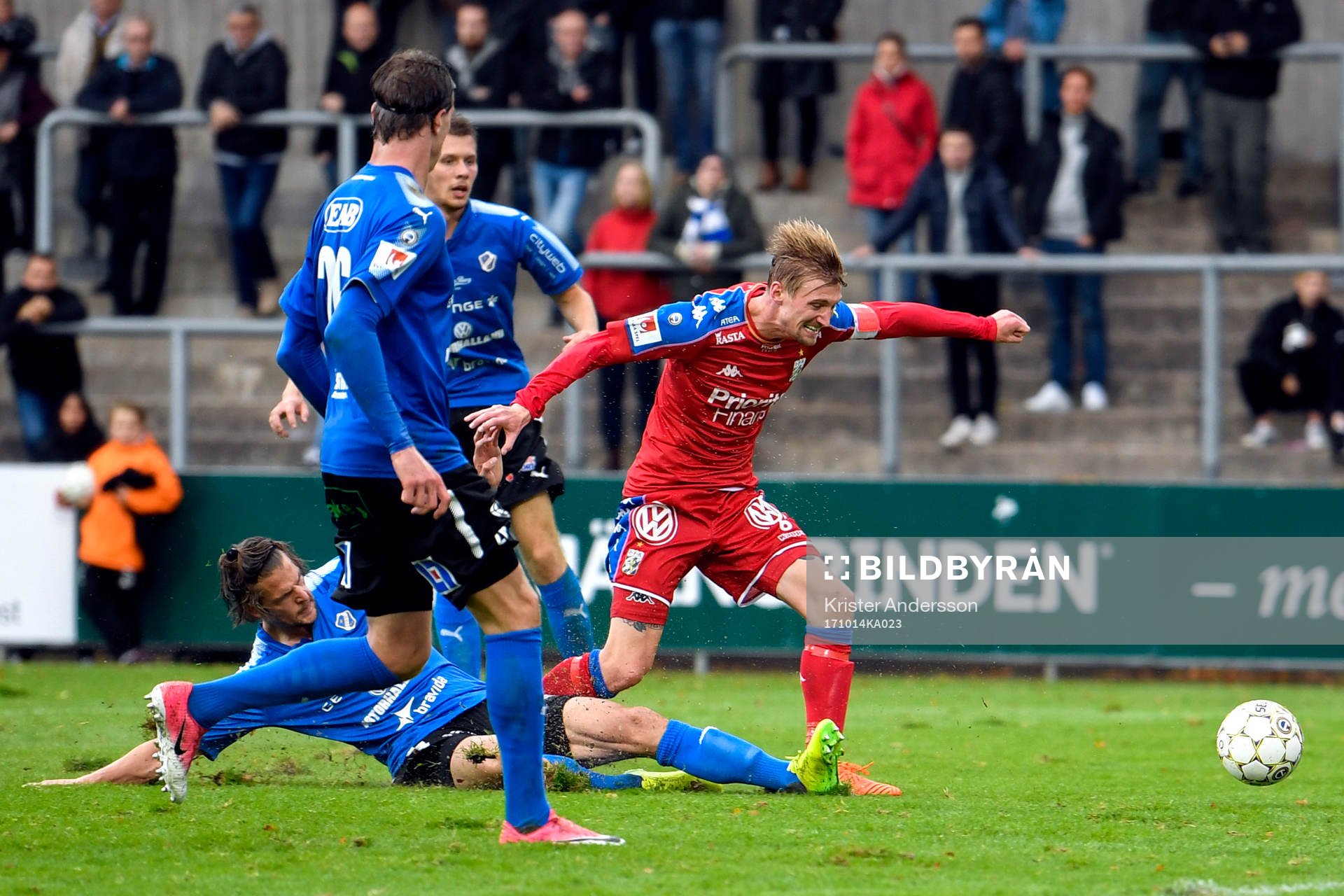 Halmstads Fredrik Liverstam och IFK Göteborgs Sebastian