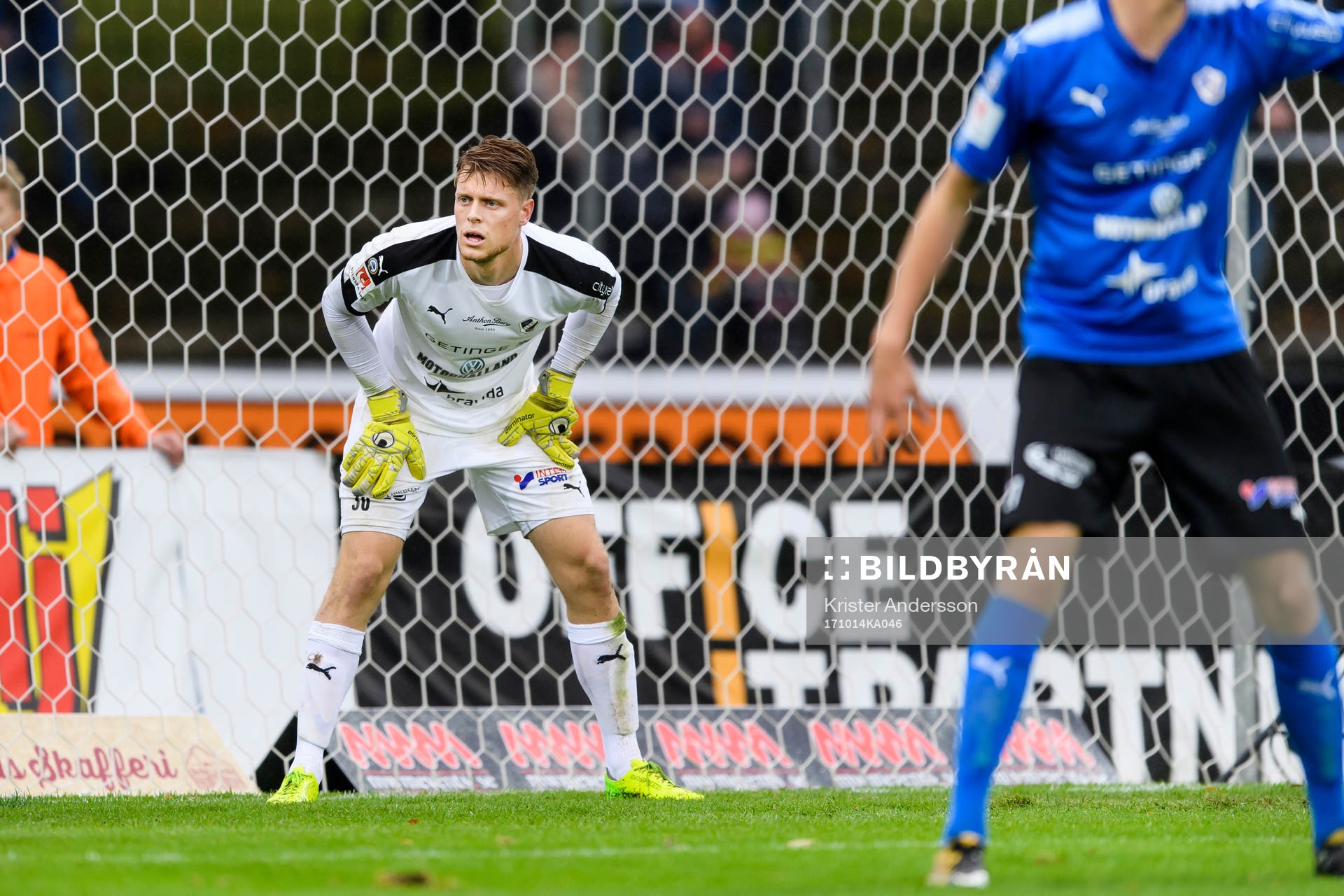 Halmstads målvakt Malkolm Nilsson