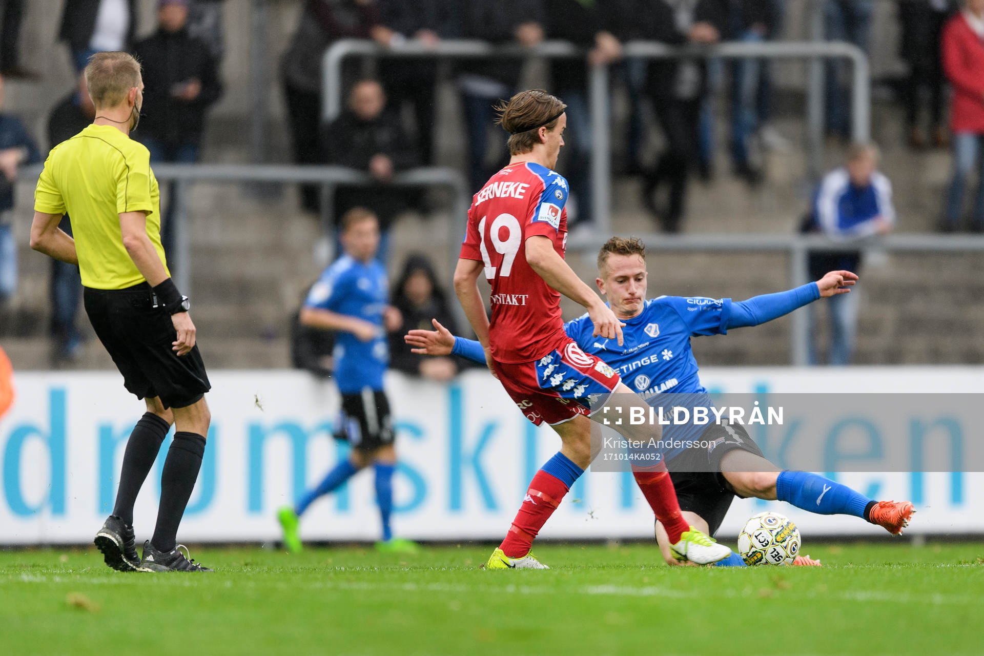 IFK Göteborgs August Erlingmark och Halmstads Andreas