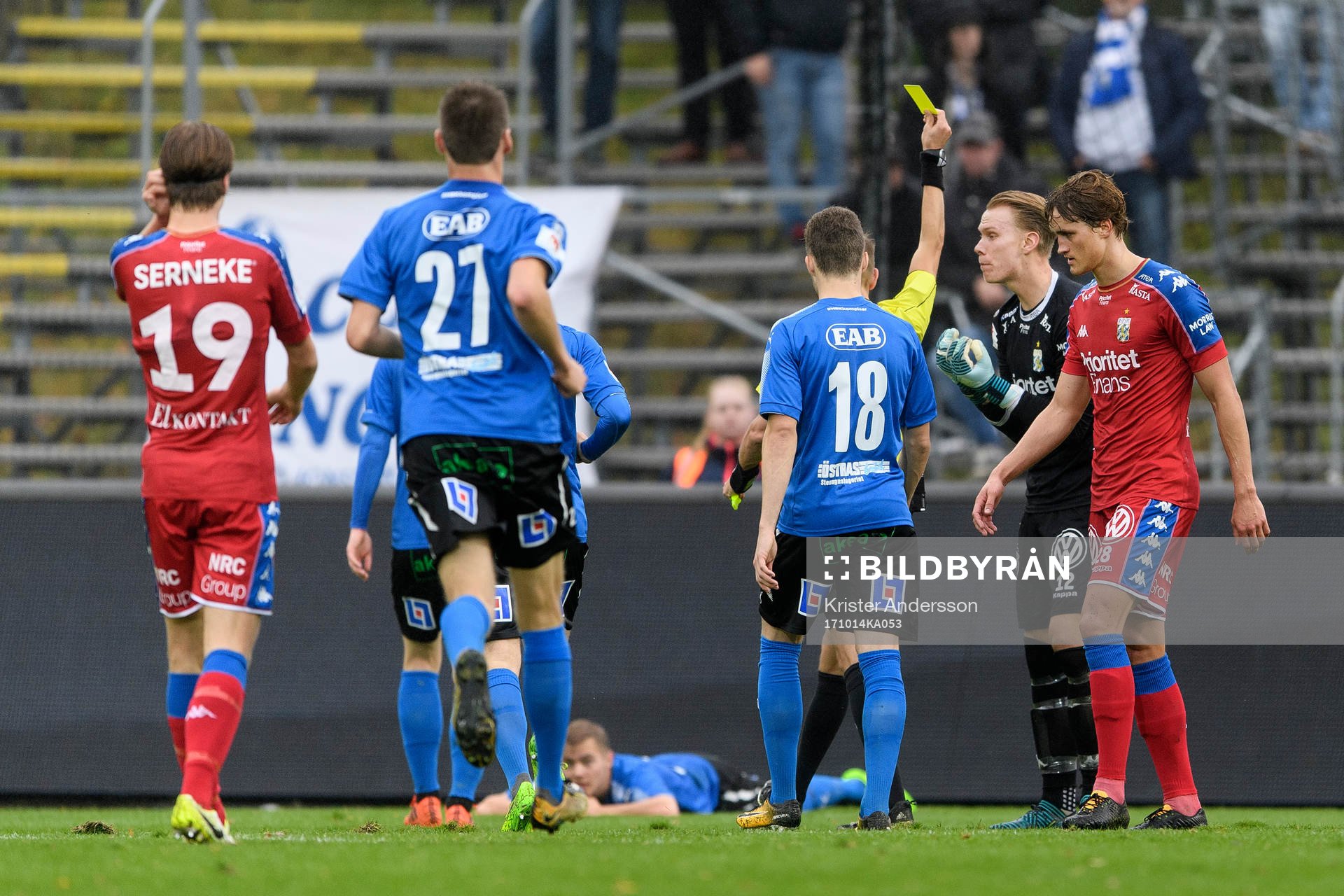 IFK Göteborgs målvakt Pontus Dahlberg blir varnad