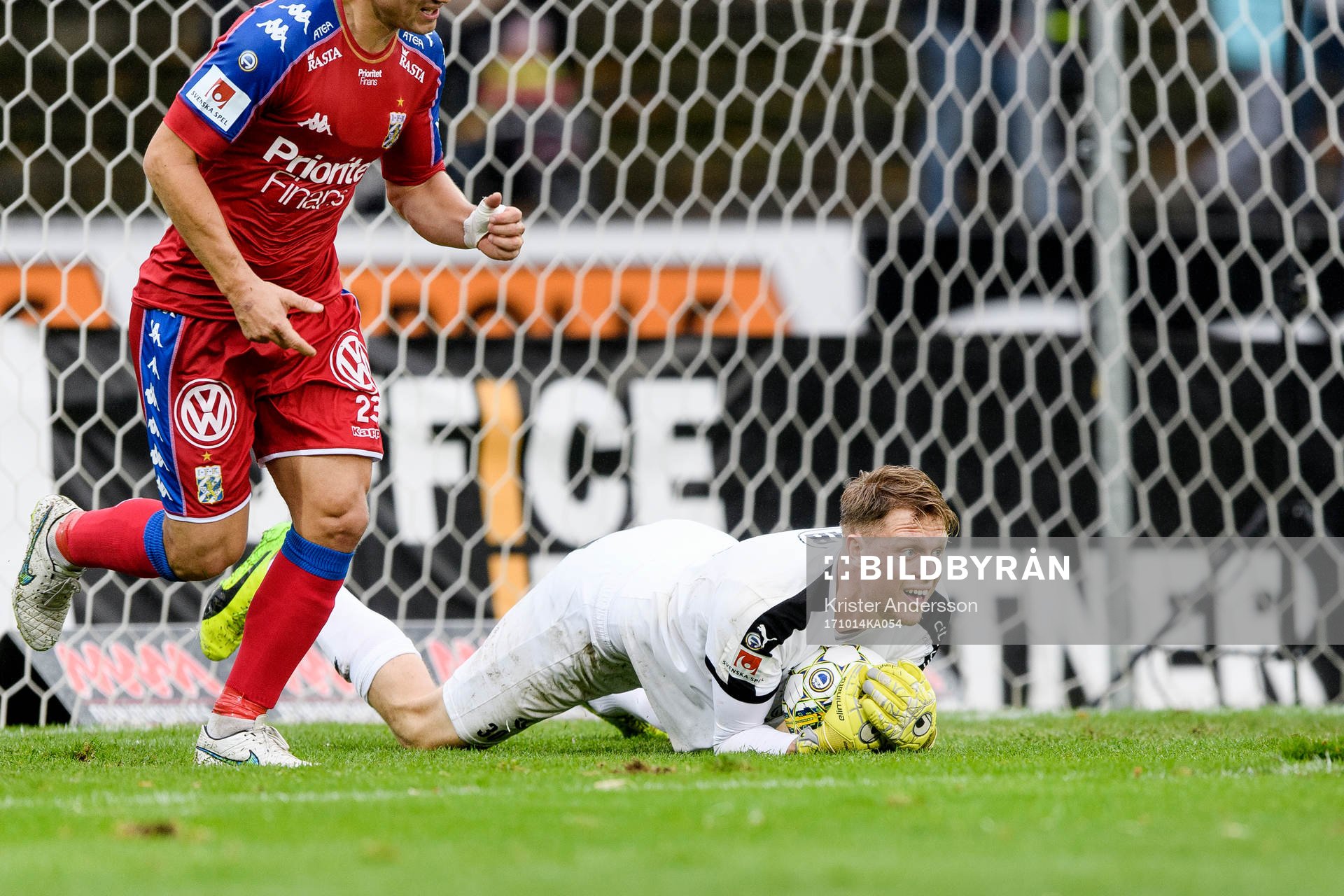 Halmstads målvakt Malkolm Nilsson