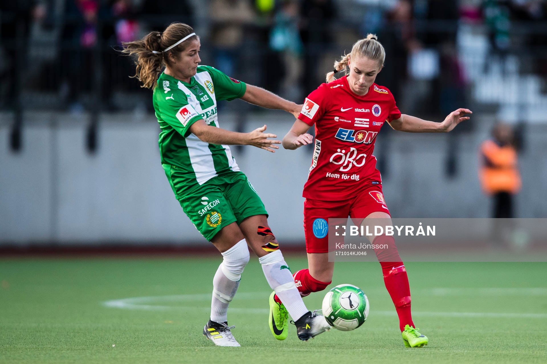 Örebros Emelie Andersson och Hammarbys Filippa Angeldal
