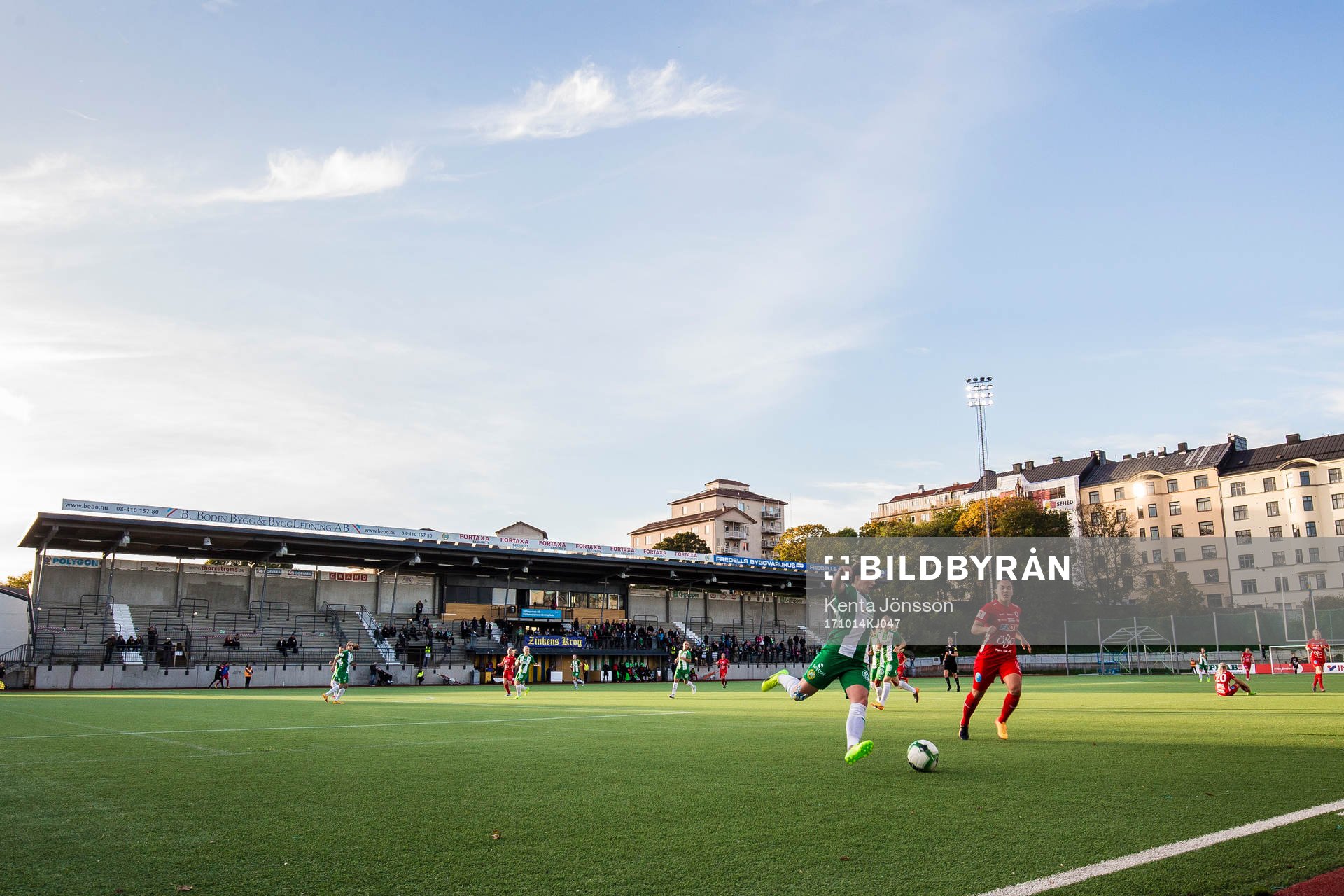 Vy över Zinkensdamms IP