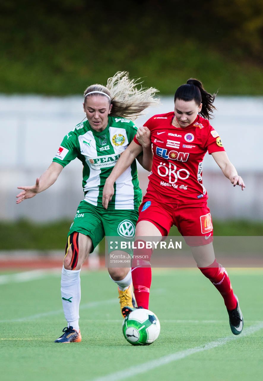 Hammarbys Cathrine Dahlström och Örebros Emma Jansson