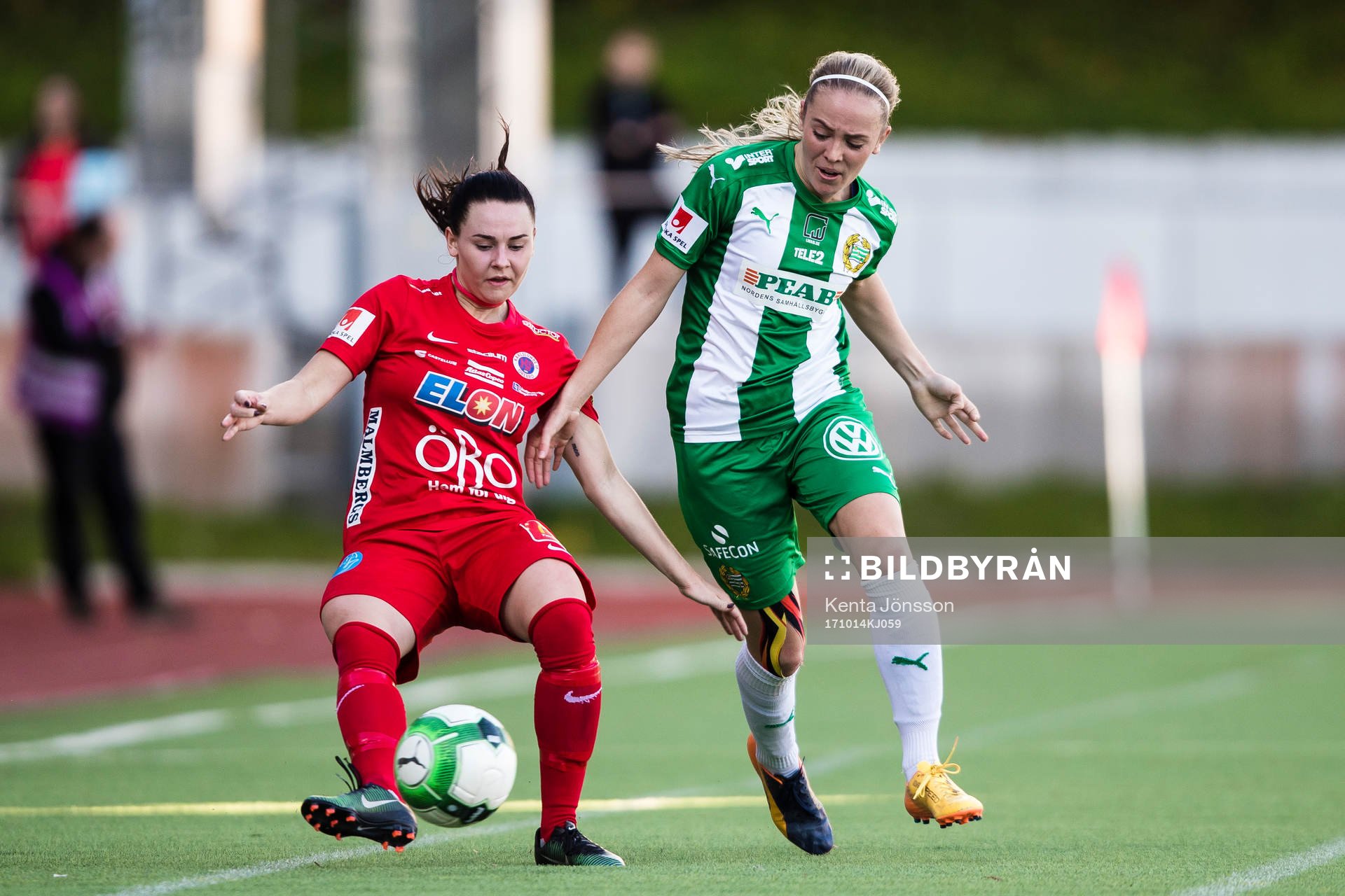 Örebros Emma Jansson och Hammarbys Cathrine Dahlström