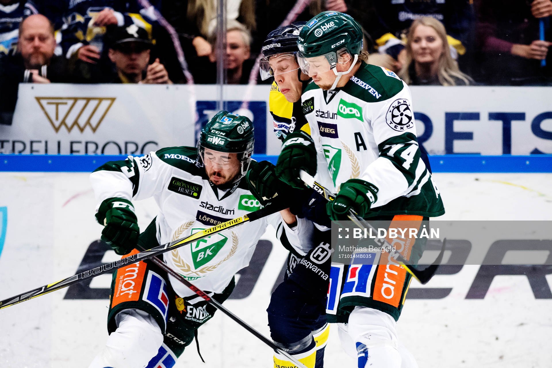 Färjestads Jens Westin och Rasmus Asplund