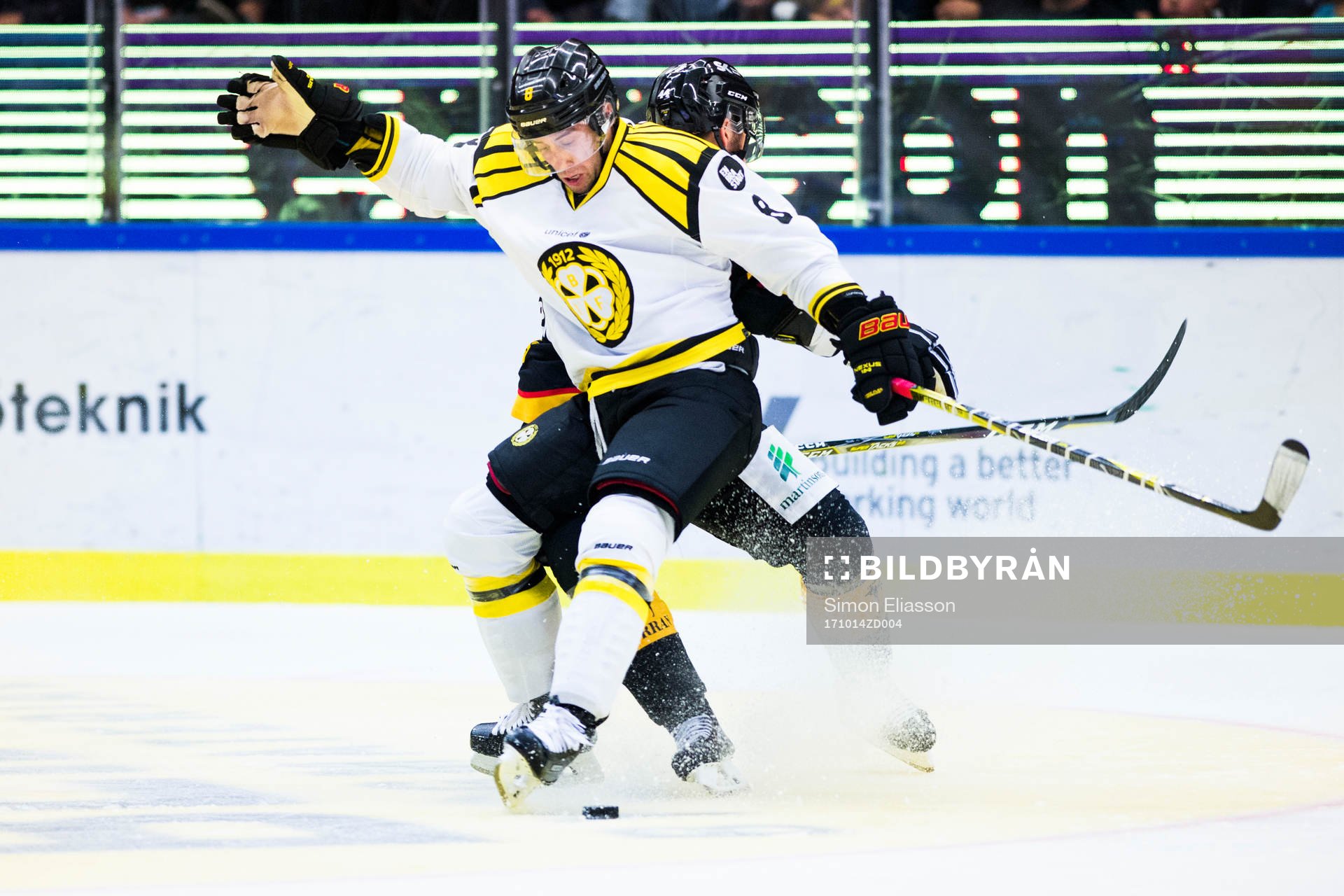 Brynäs Aaron Palushaj och Skellefteås Morgan Ellis