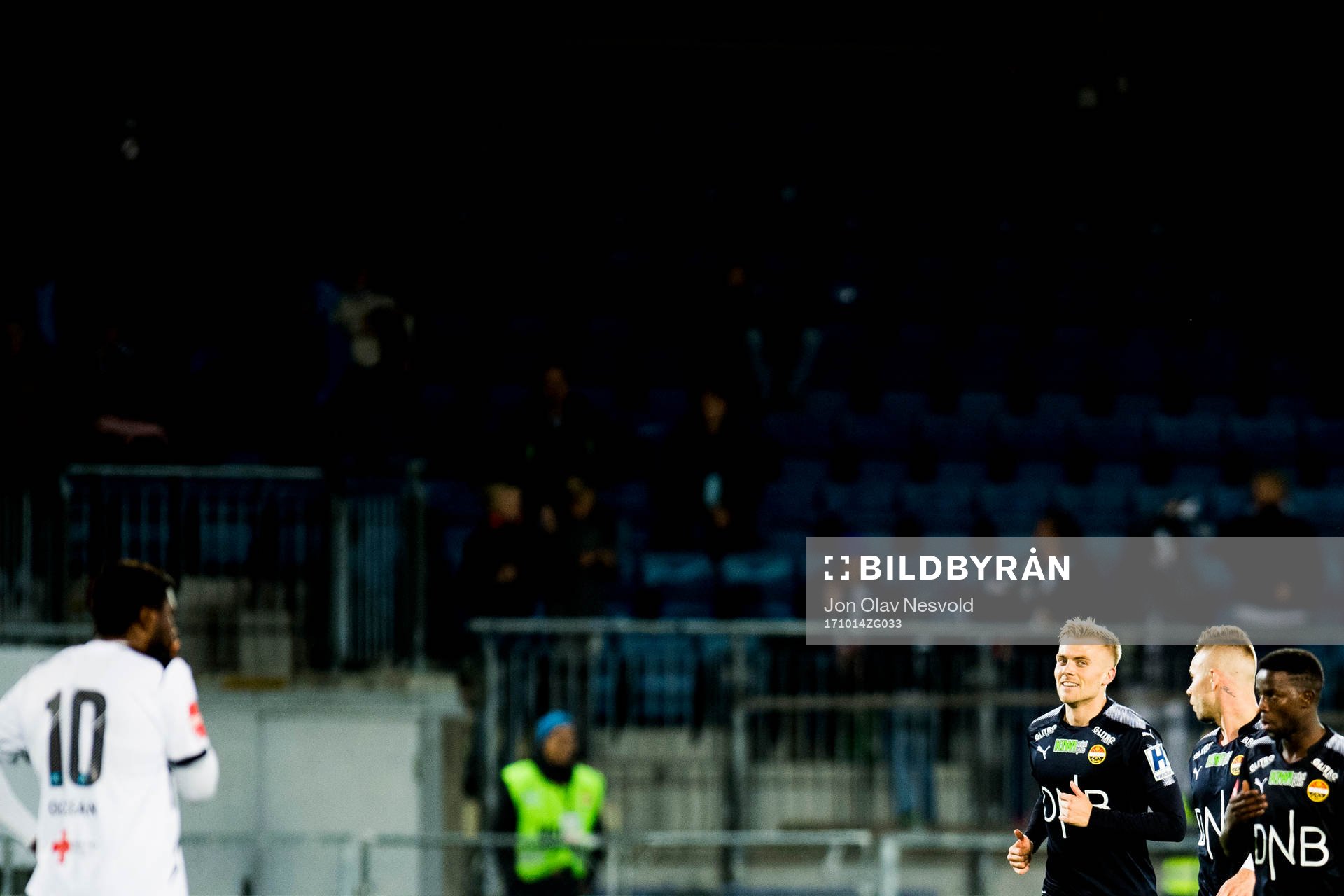 Eirik Ulland Andersen of Strømsgodset celebrates 1-0