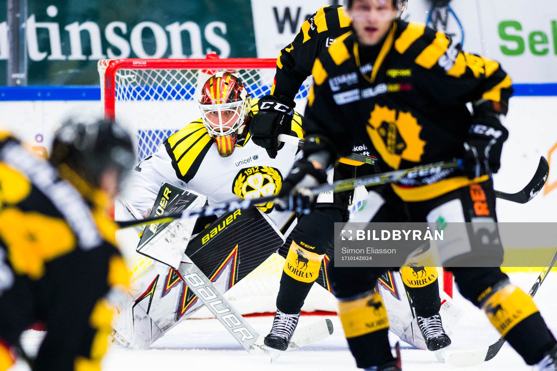 Brynäs målvakt Felix Sandström