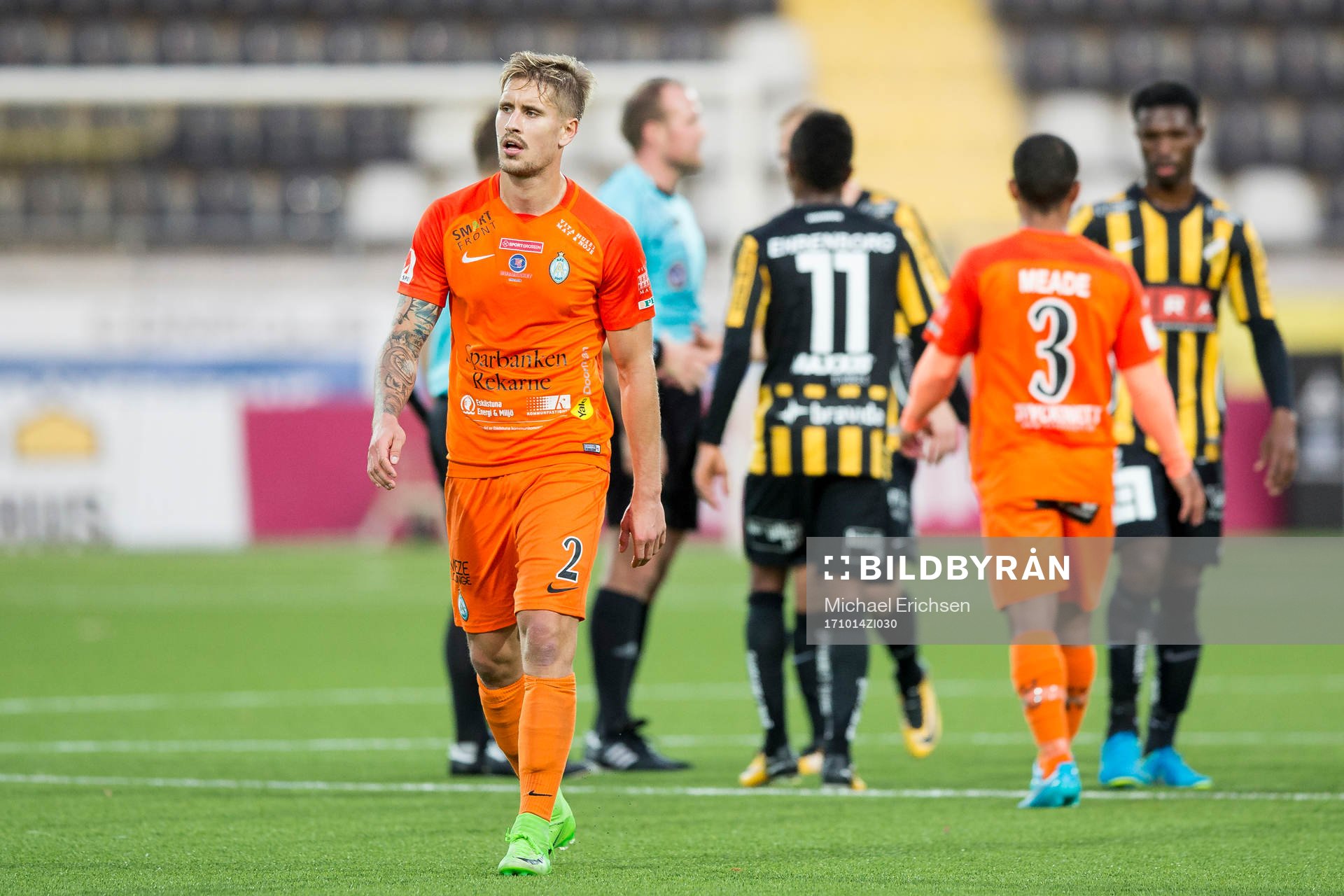 AFC Eskilstunas Daniel Björnquist deppar