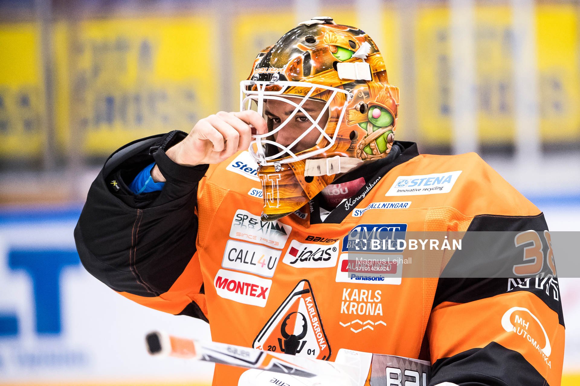 Karlskronas målvakt Johannes Jönsson