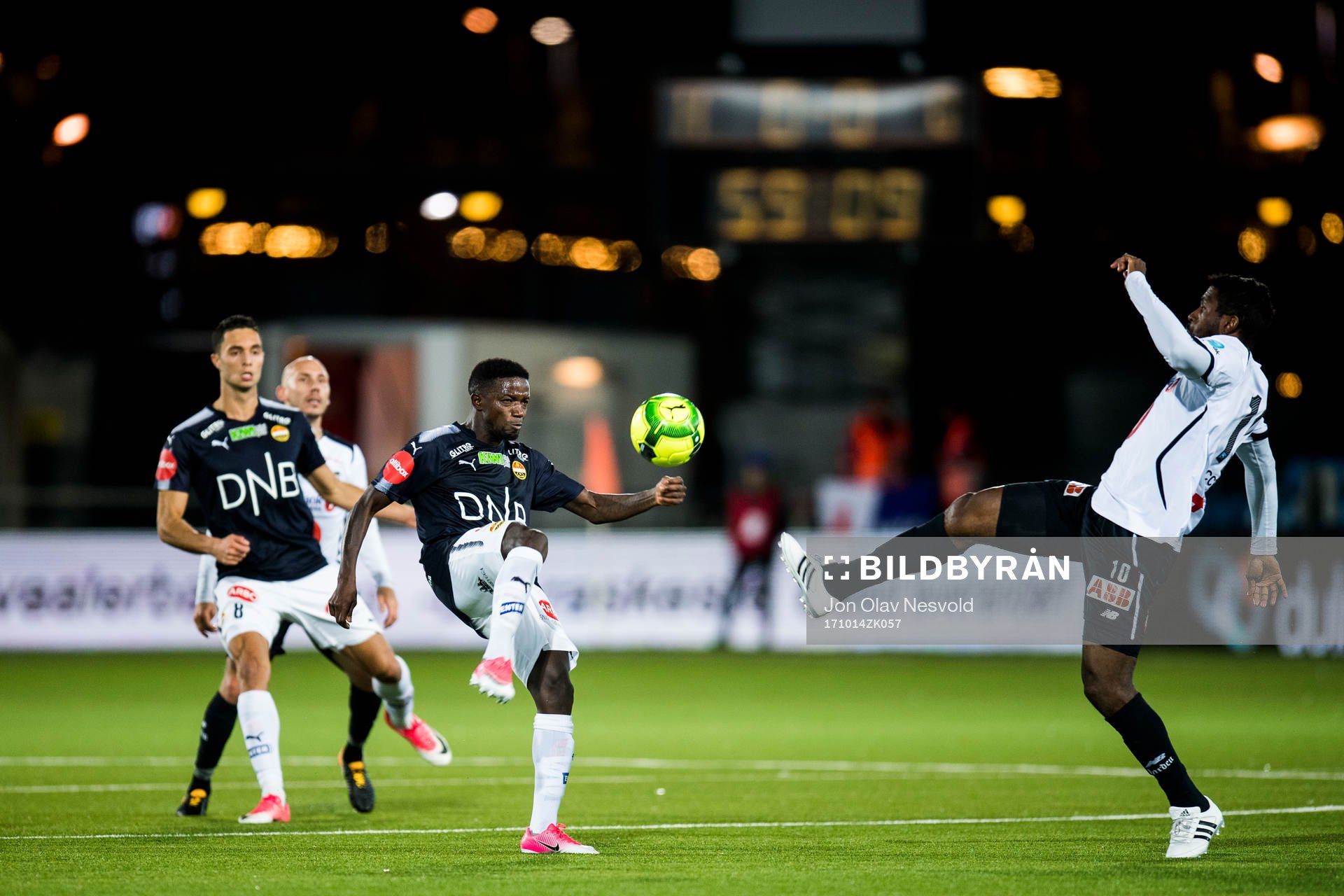 Bassel Jradi of Strømsgodset, Jone Samuelsen of Odd,