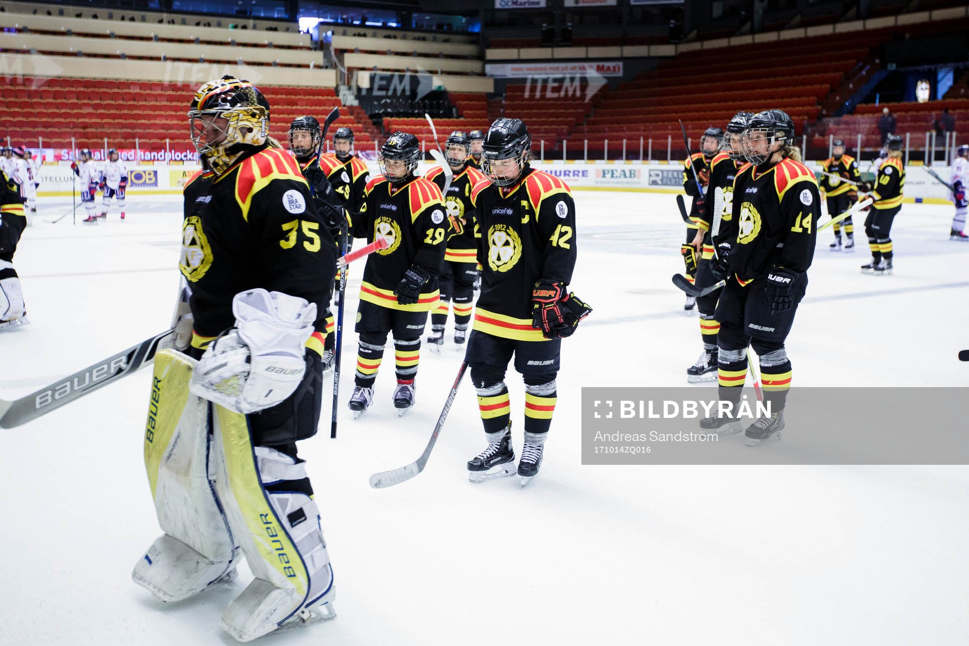 Brynäs spelare deppar