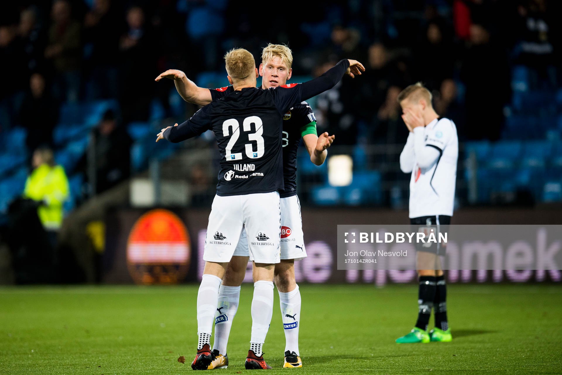Eirik Ulland Andersen and Jakob Glesnes of Strømsgodset