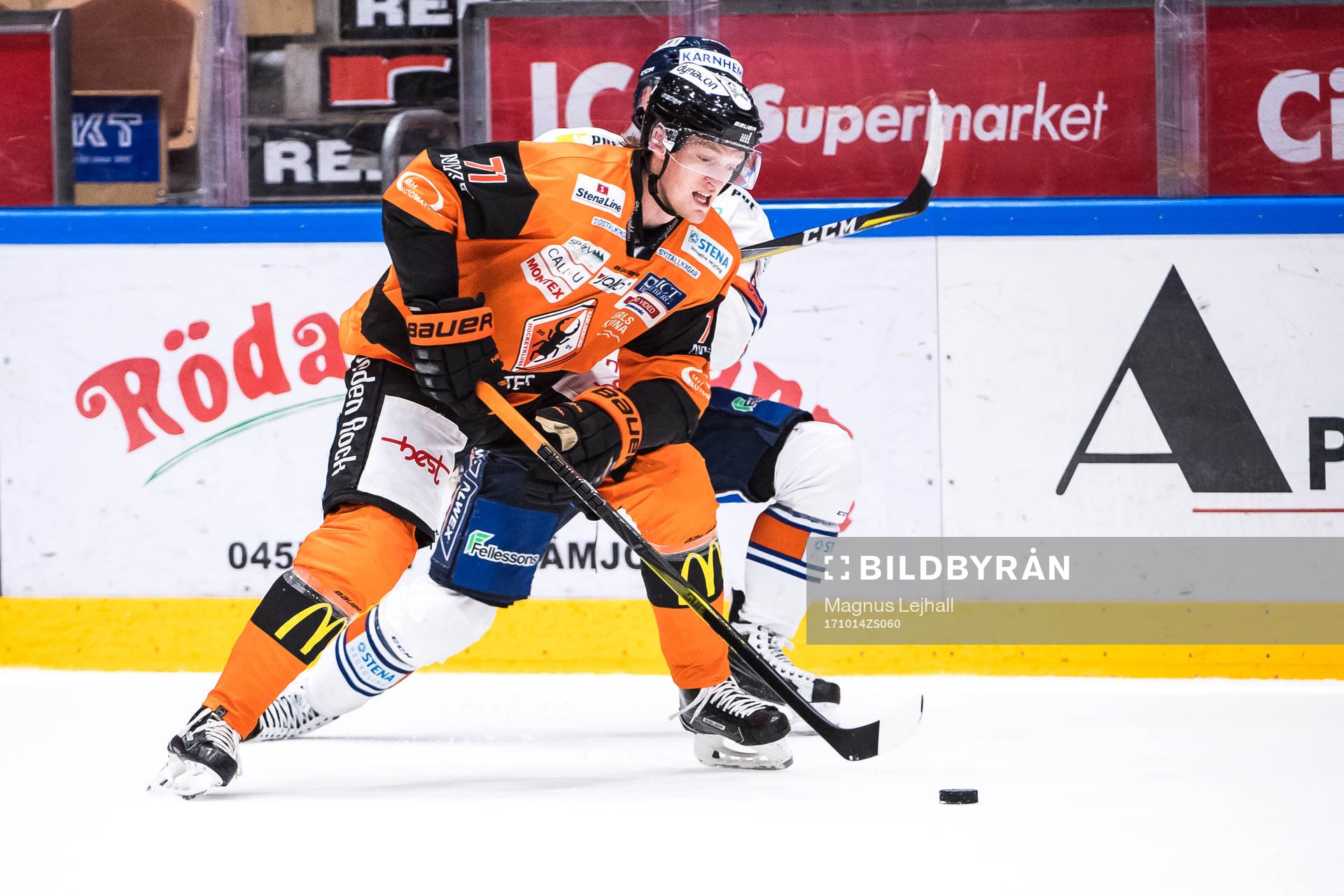 under ishockeymatchen i SHL mellan Karlskrona och Växjö