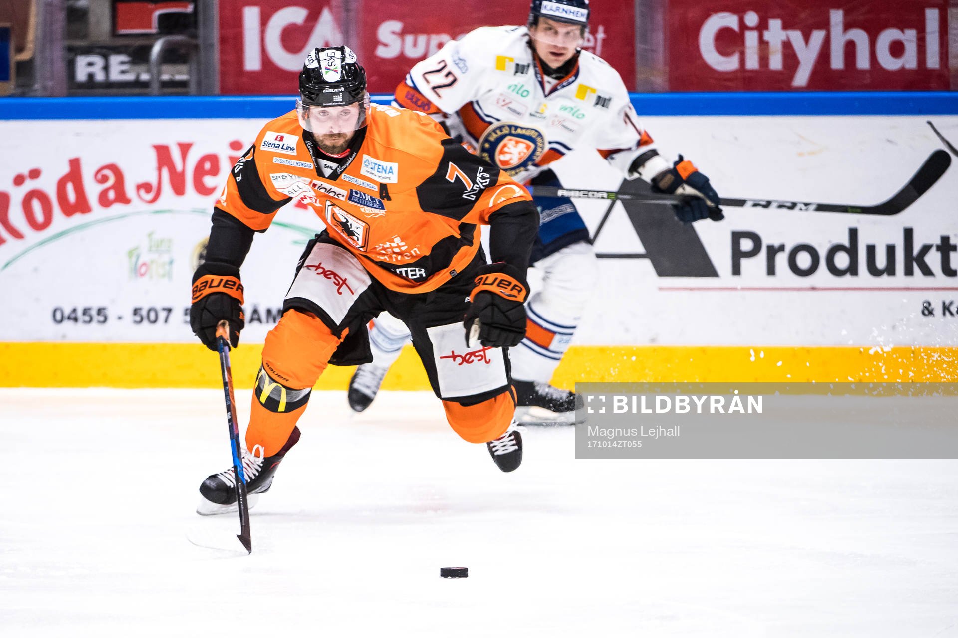 Växjös Janne Pesonen och Karlskronas Mattias Karlsson