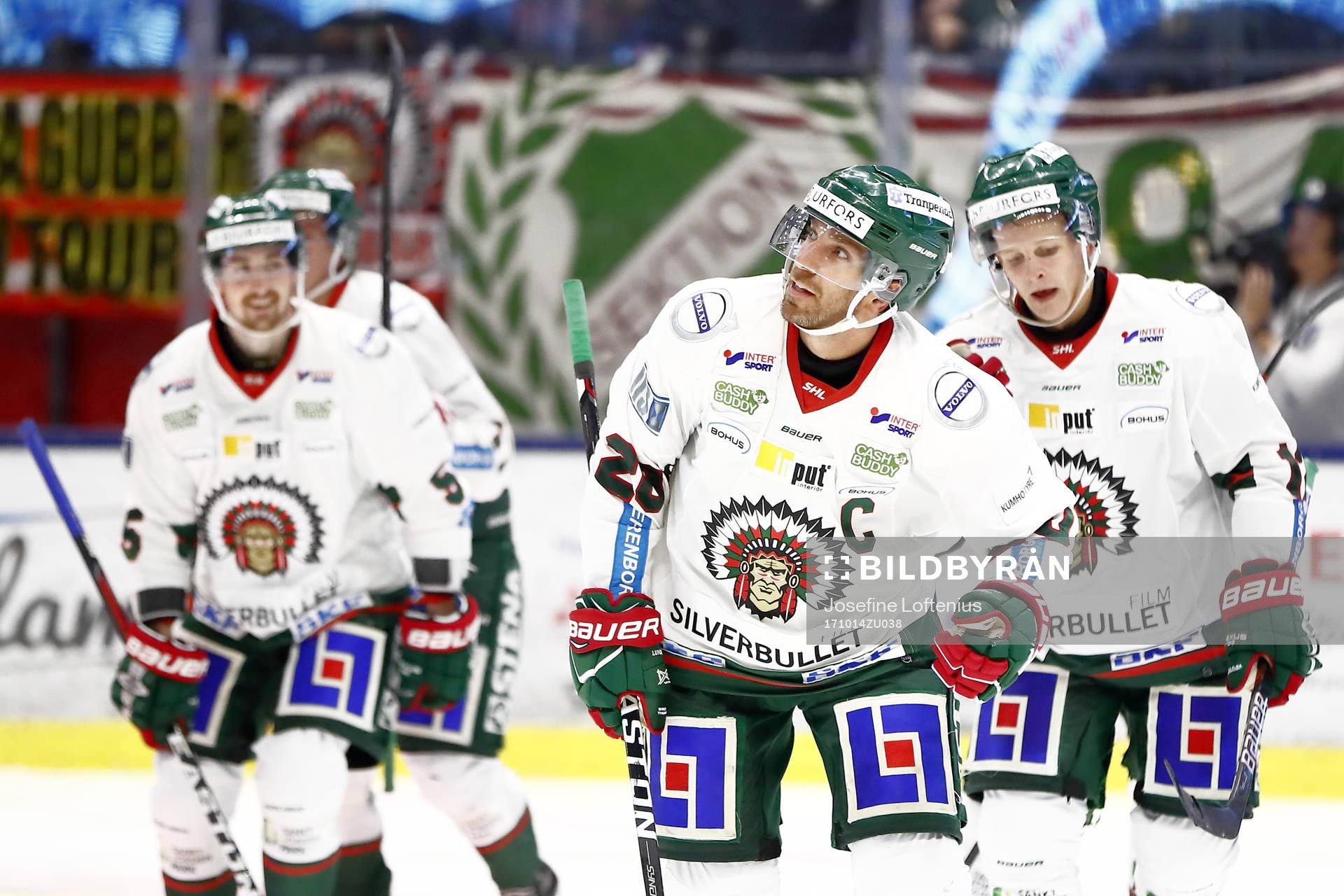 Frölundas Joel Lundqvist jublar