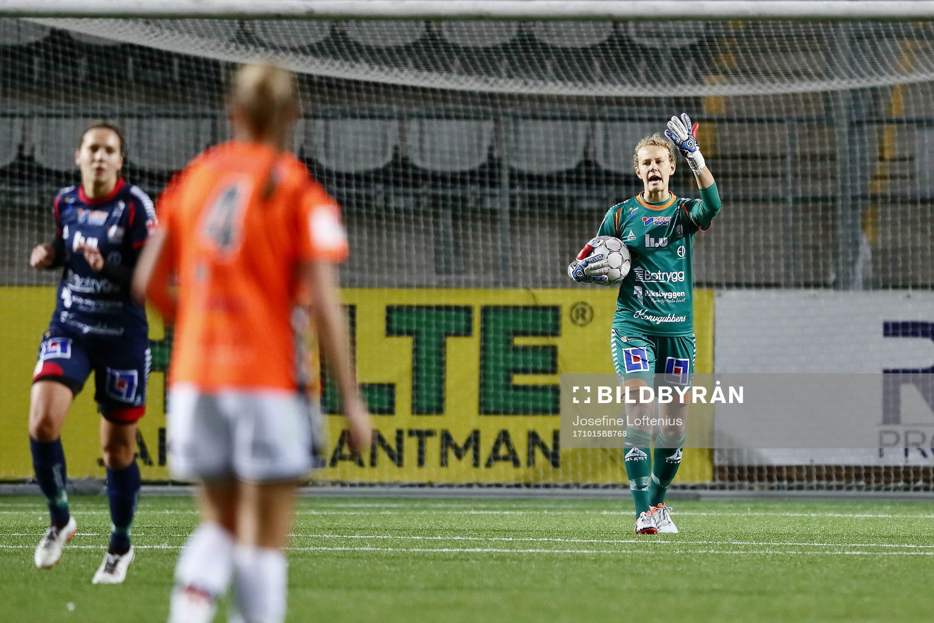 Linköpings målvakt Cajsa Andersson