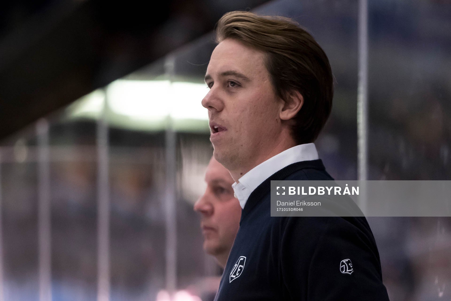 Leksands assisterande tränare Elias Granath   i