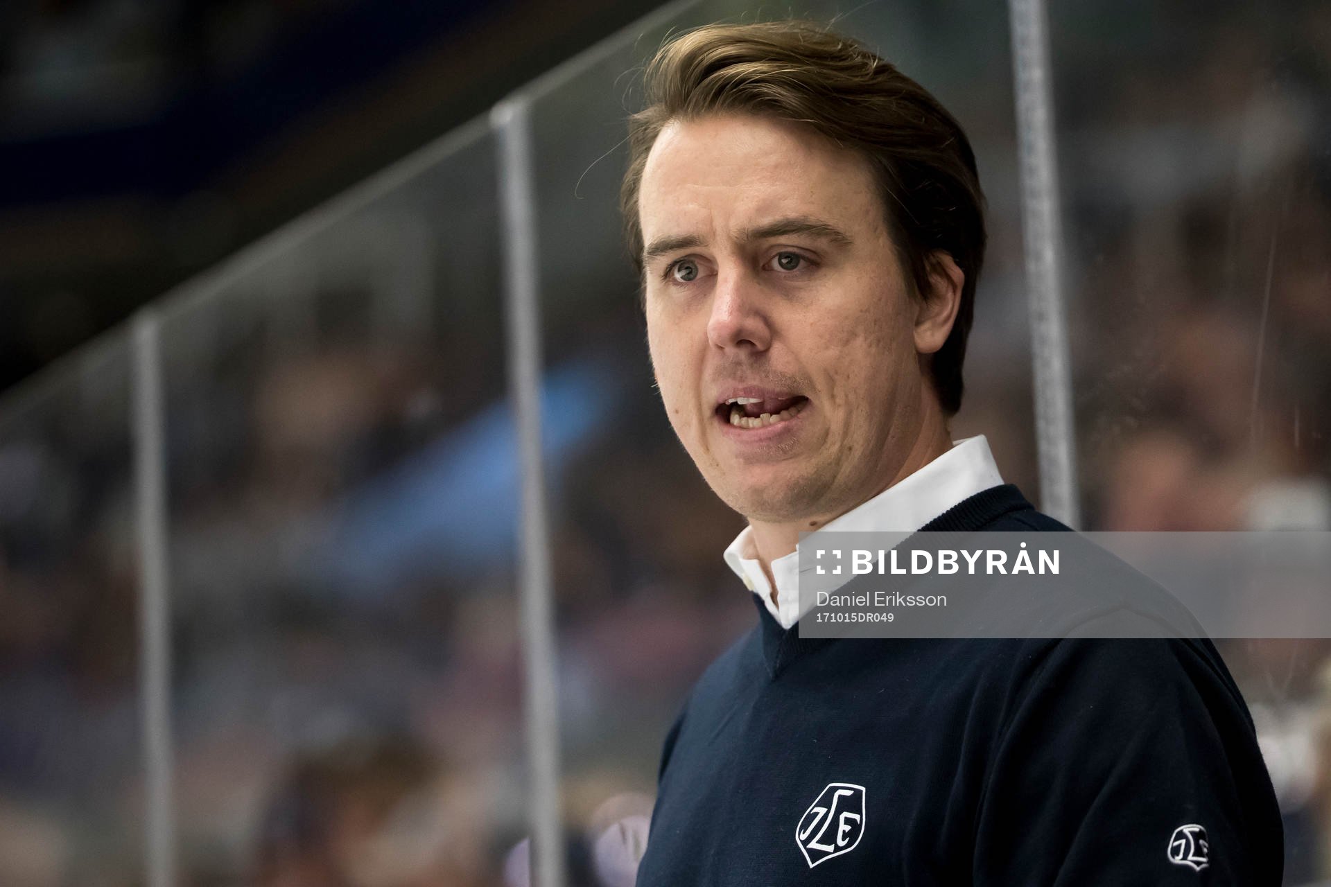 Leksands assisterande tränare Elias Granath   i