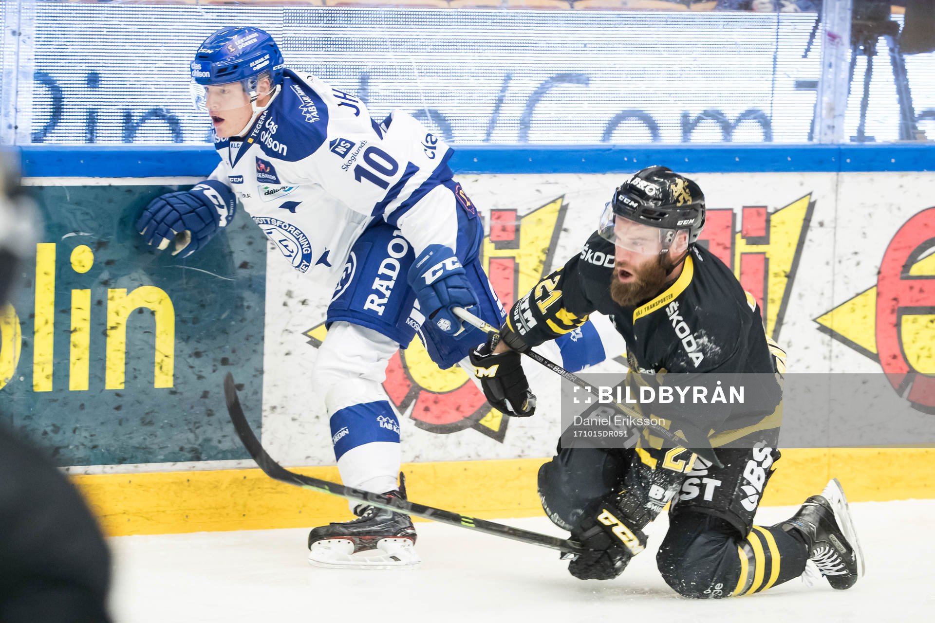 s Christian Sandberg  i ishockeymatchen i Hockeyallsvenskan