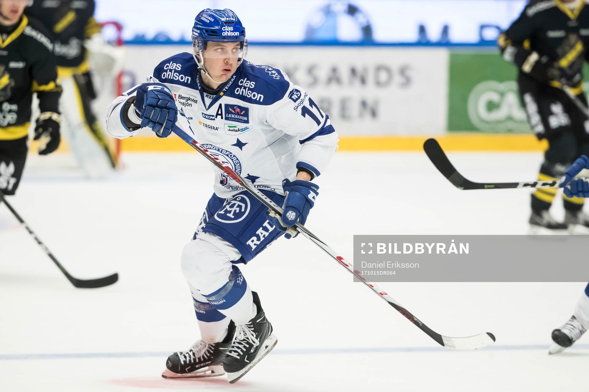Leksands Martin Karlsson  i ishockeymatchen i