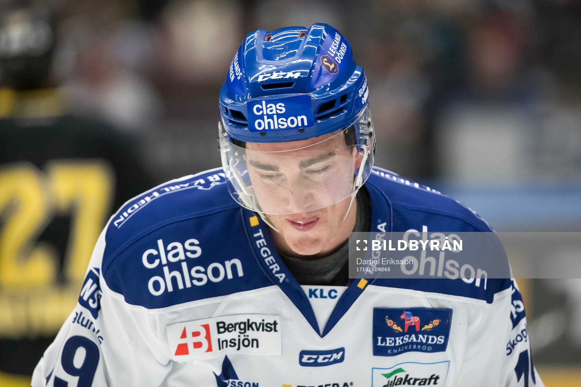Leksands Tobias Forsberg  i ishockeymatchen i
