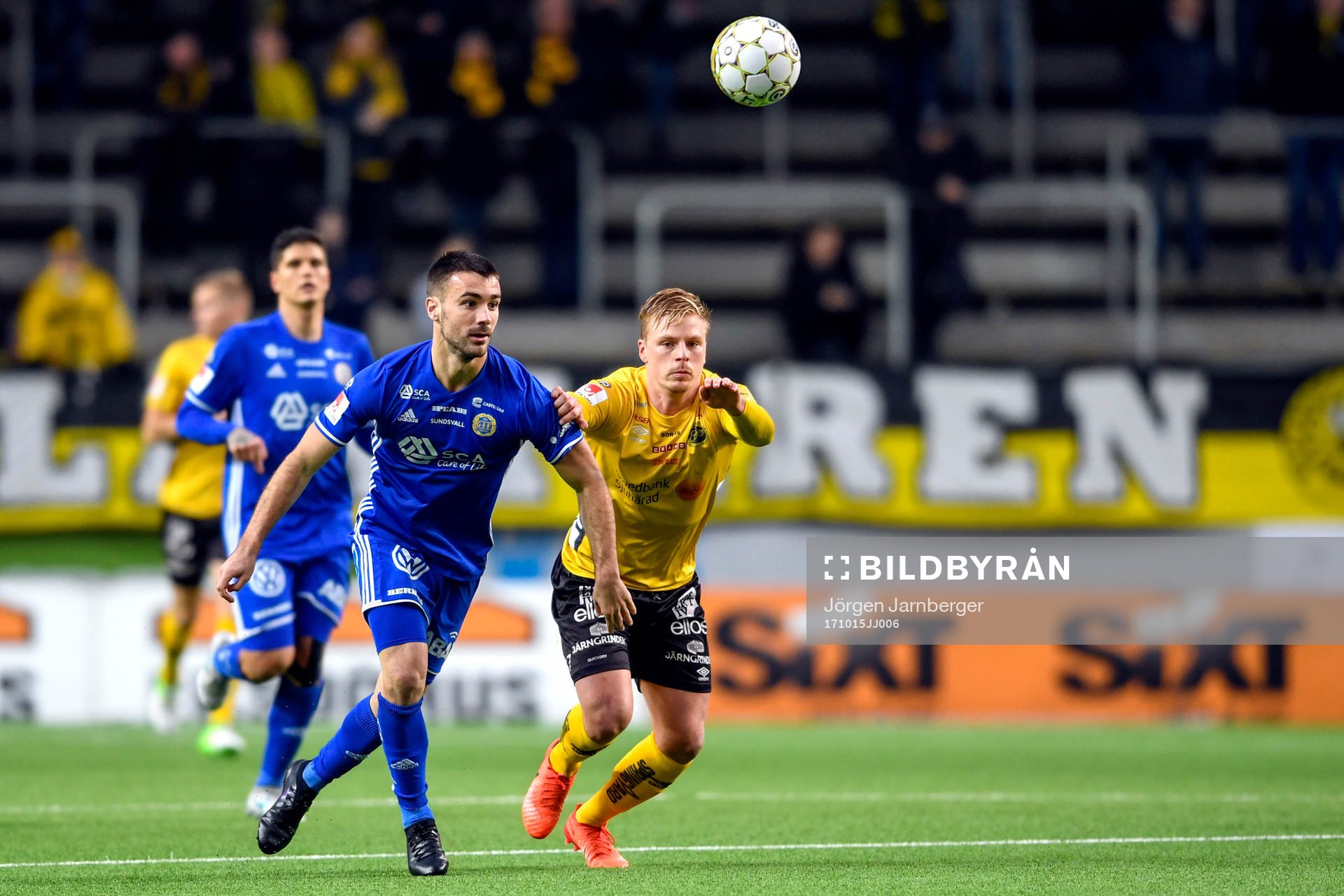Sundsvalls Carlos Gracia och Elfsborgs Per Frick