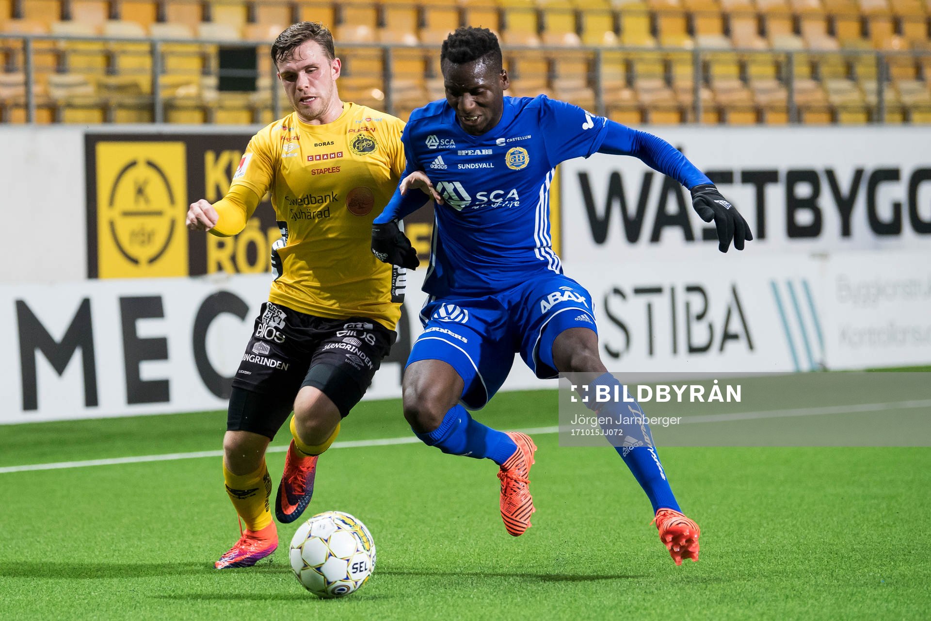 Sundsvalls Peter Wilson och Elfsborgs Jesper Manns