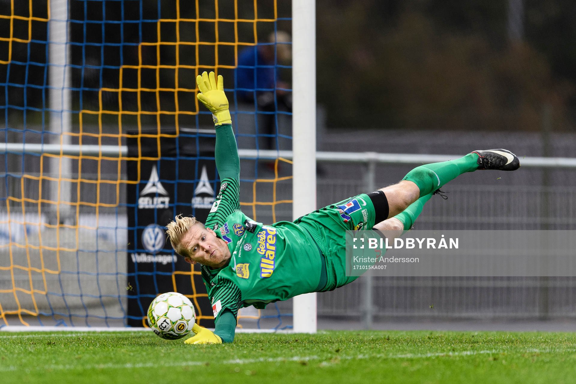 Falkenbergs målvakt Hampus Nilsson