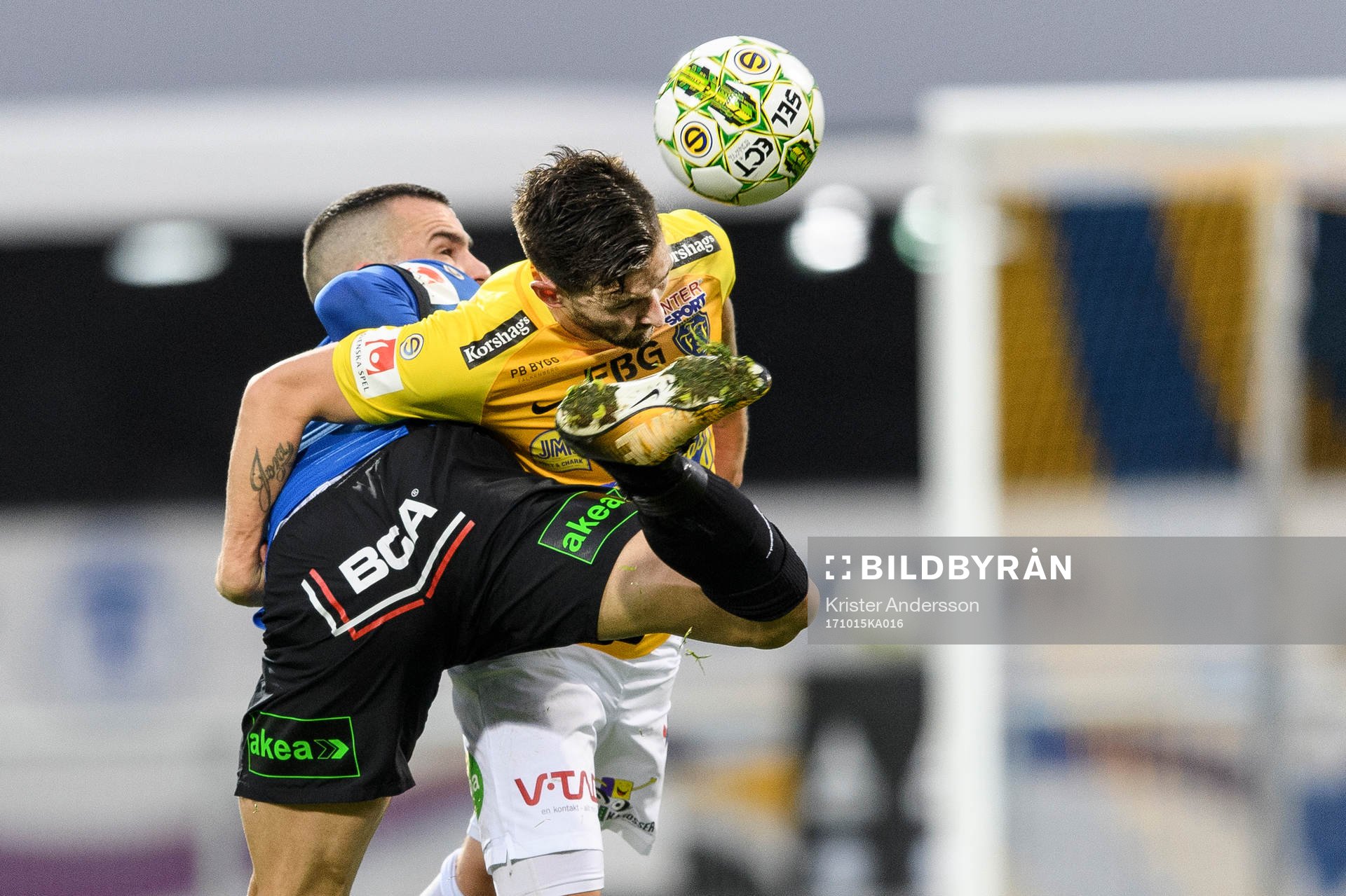 Trelleborgs Dino Islamovic och Falkenbergs Tibor Joza