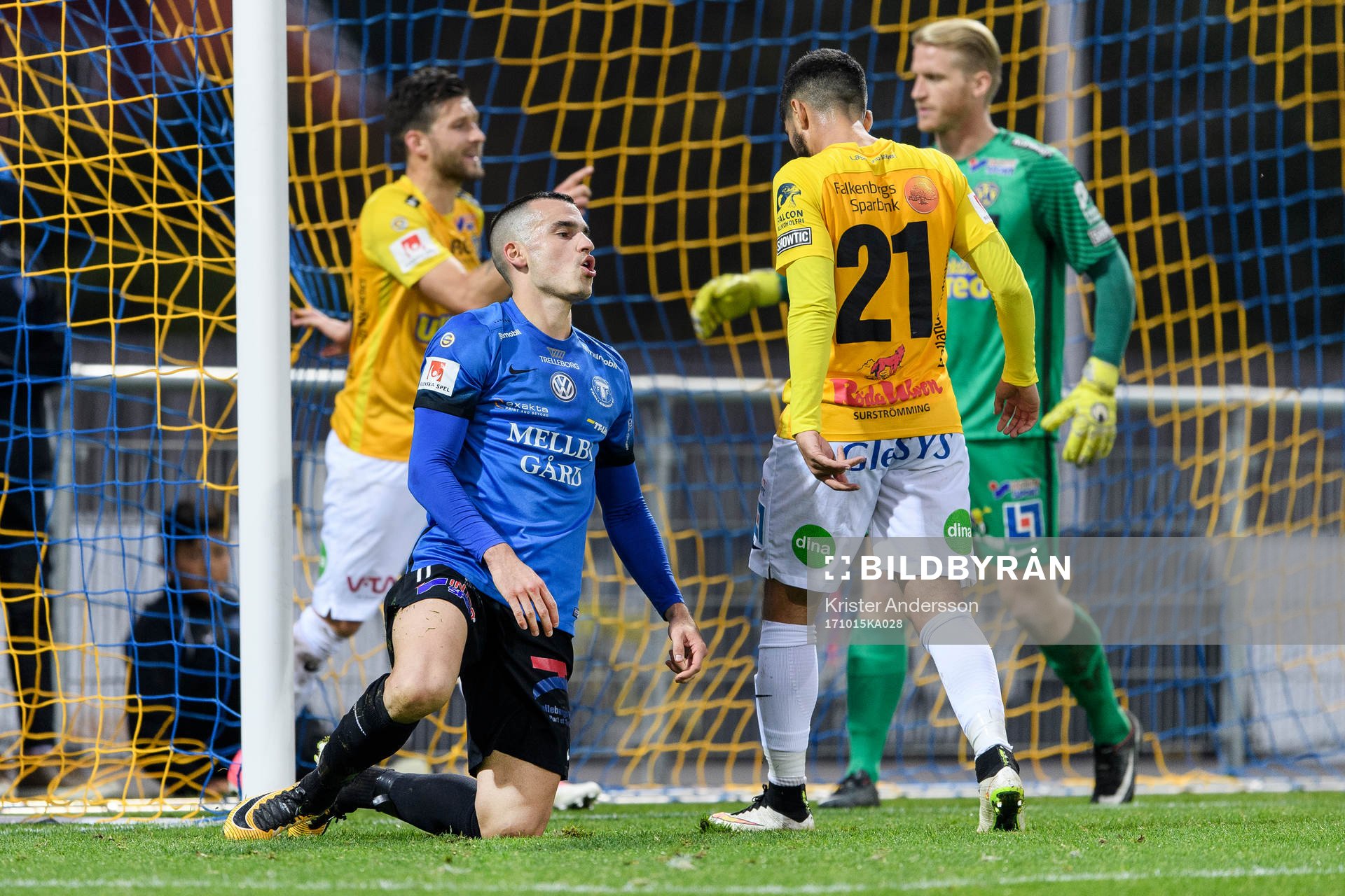 Trelleborgs Dino Islamovic deppar