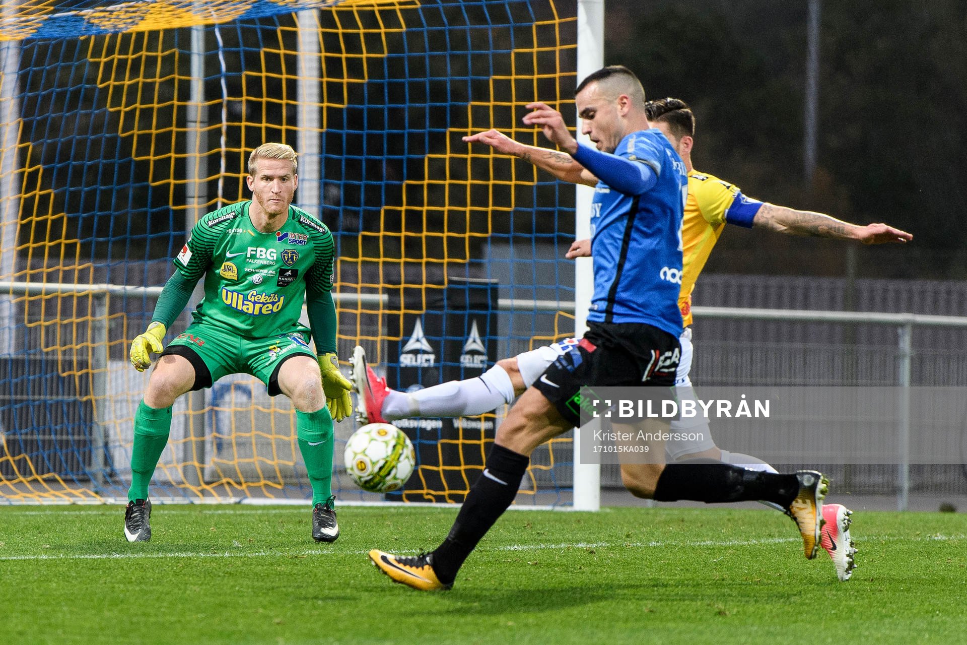 Falkenbergs målvakt Hampus Nilsson