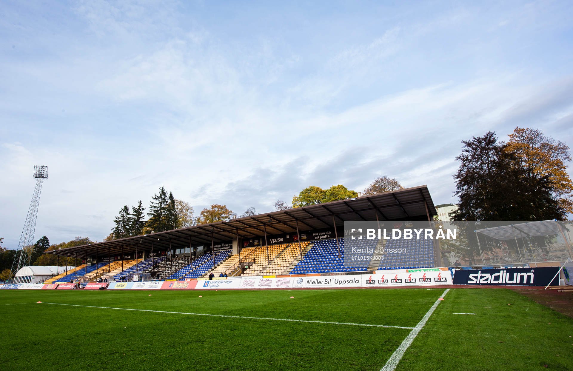Studenternas IP innan fotbollsmatchen i Allsvenskan mellan
