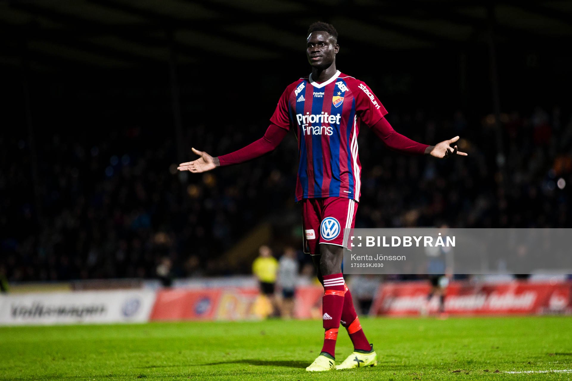 Djurgårdens Aliou Badji deppar