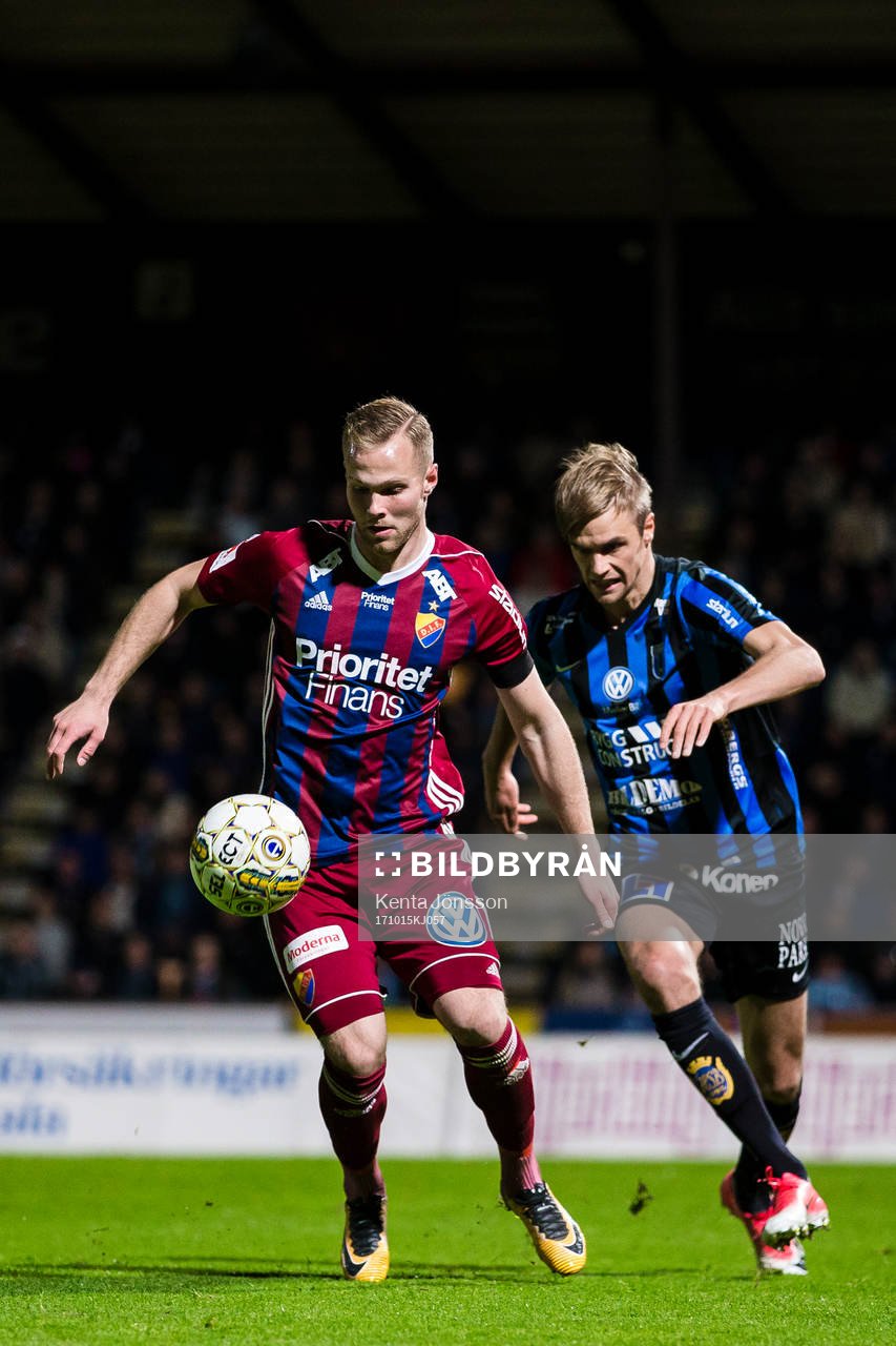 Djurgårdens Gustav Engvall och Sirius Oscar Pehrsson